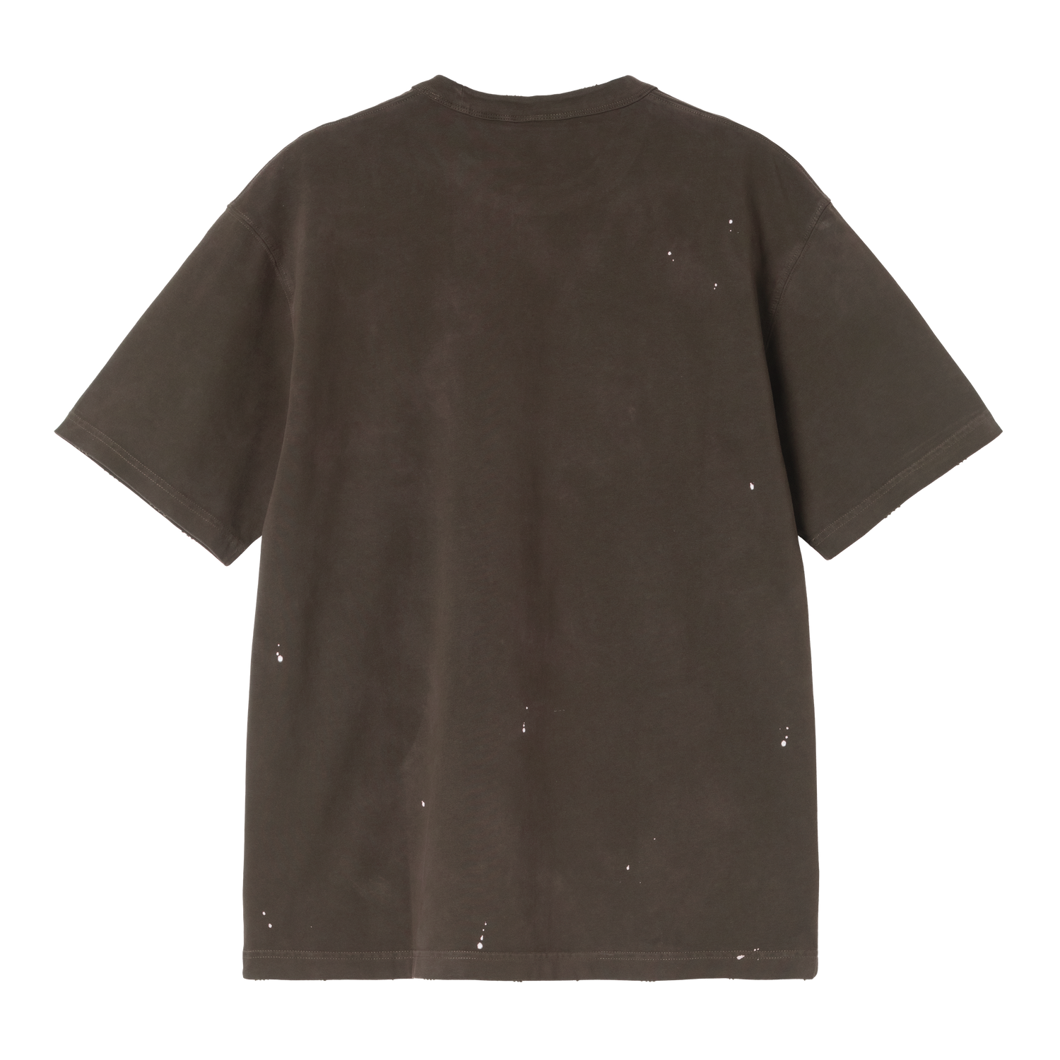 S/S PAINTER T-SHIRT TOBACCO DESTROY WASH SPLATTER