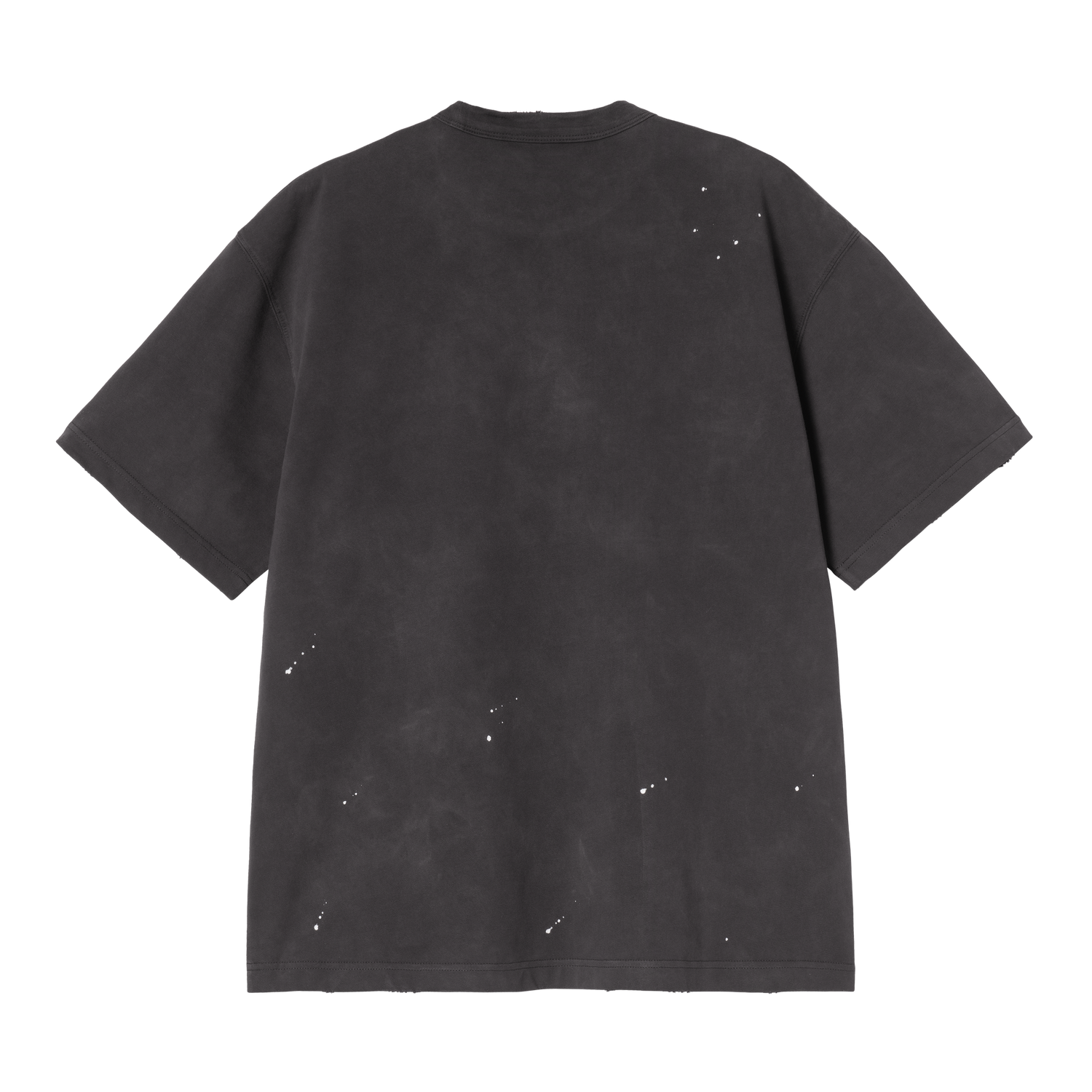 S/S PAINTER T-SHIRT BLACK DESTROY WASH SPLATTER