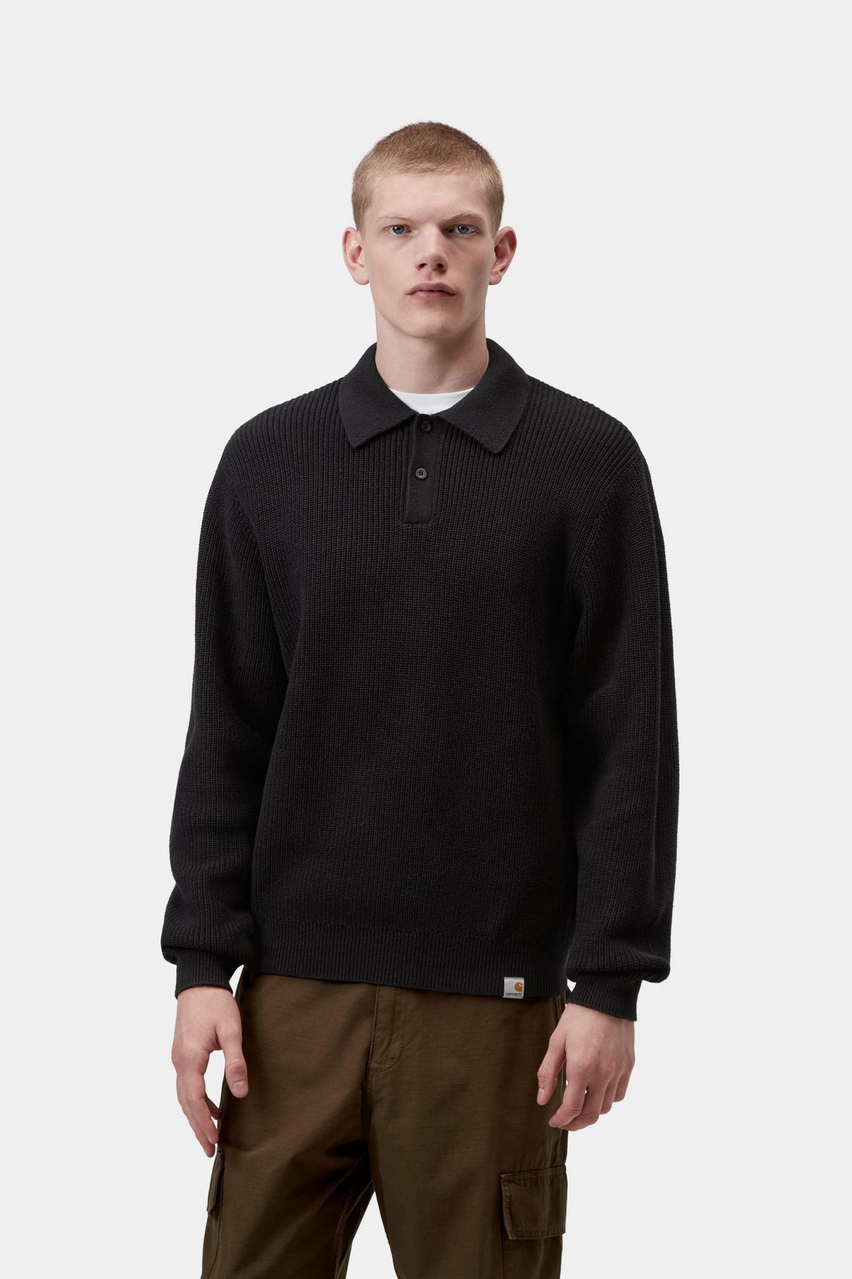 L/S MILES POLO BLACK