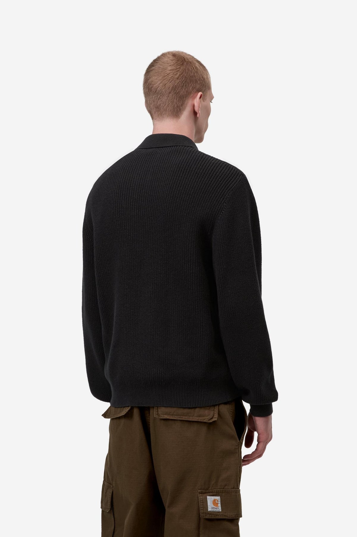 L/S MILES POLO BLACK