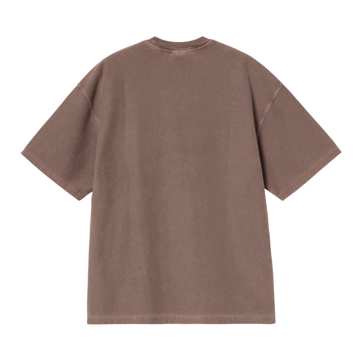 S/S LOOSE POCKET T-SHIRT TOBACCO GARMENT DYED