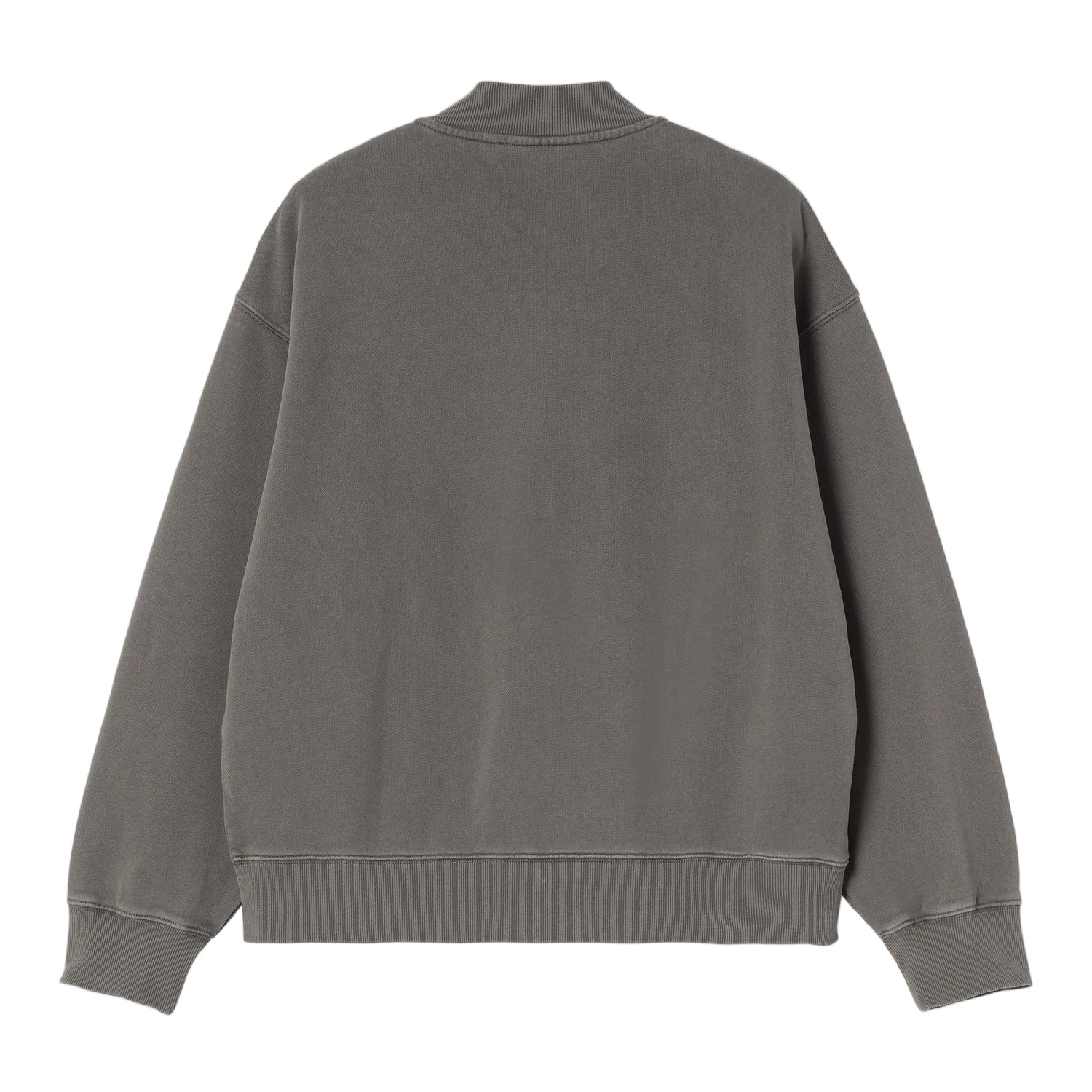 LONGHAND BOMBER BLACK / WHITE GARMENT DYED