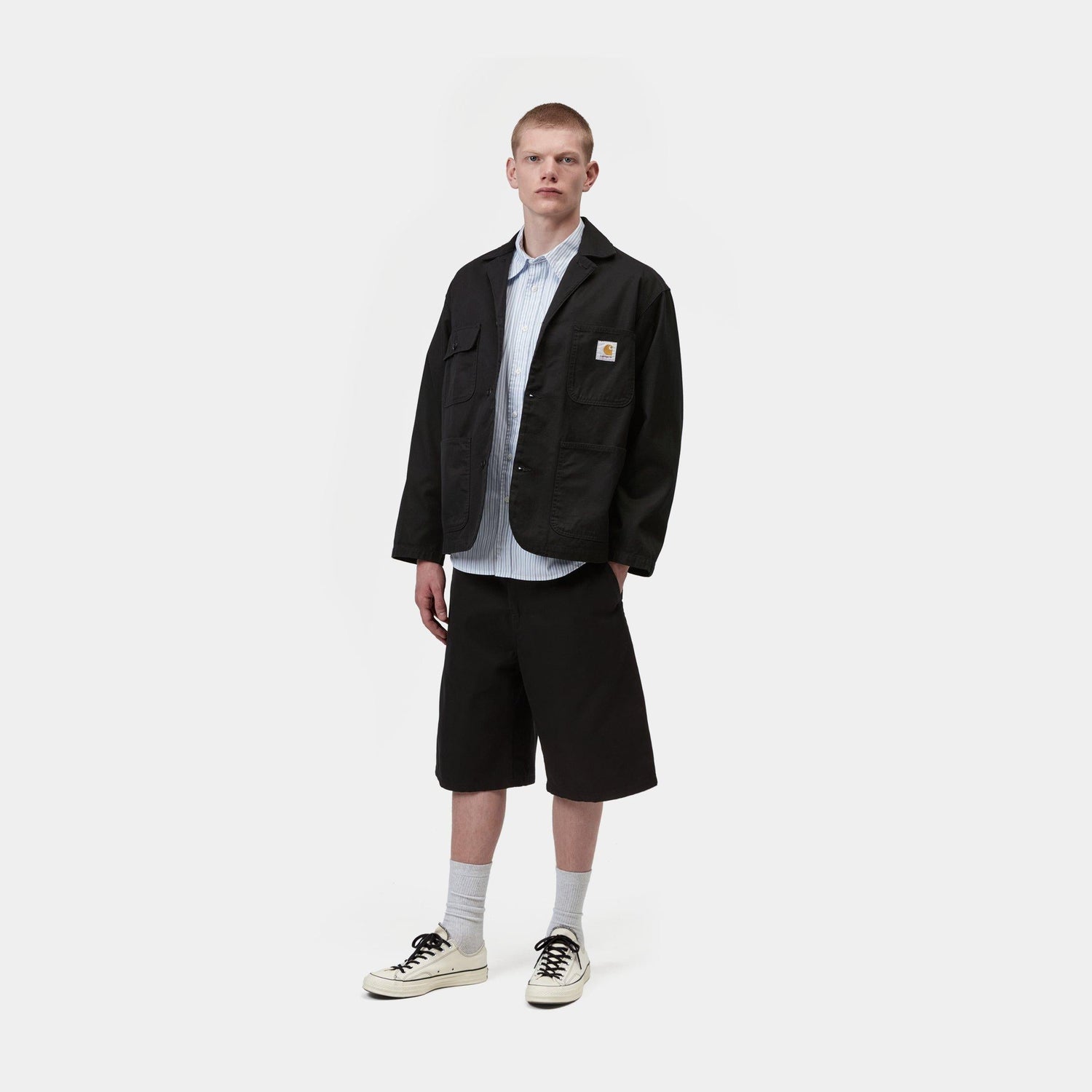 BRADER BLAZER BLACK RINSED