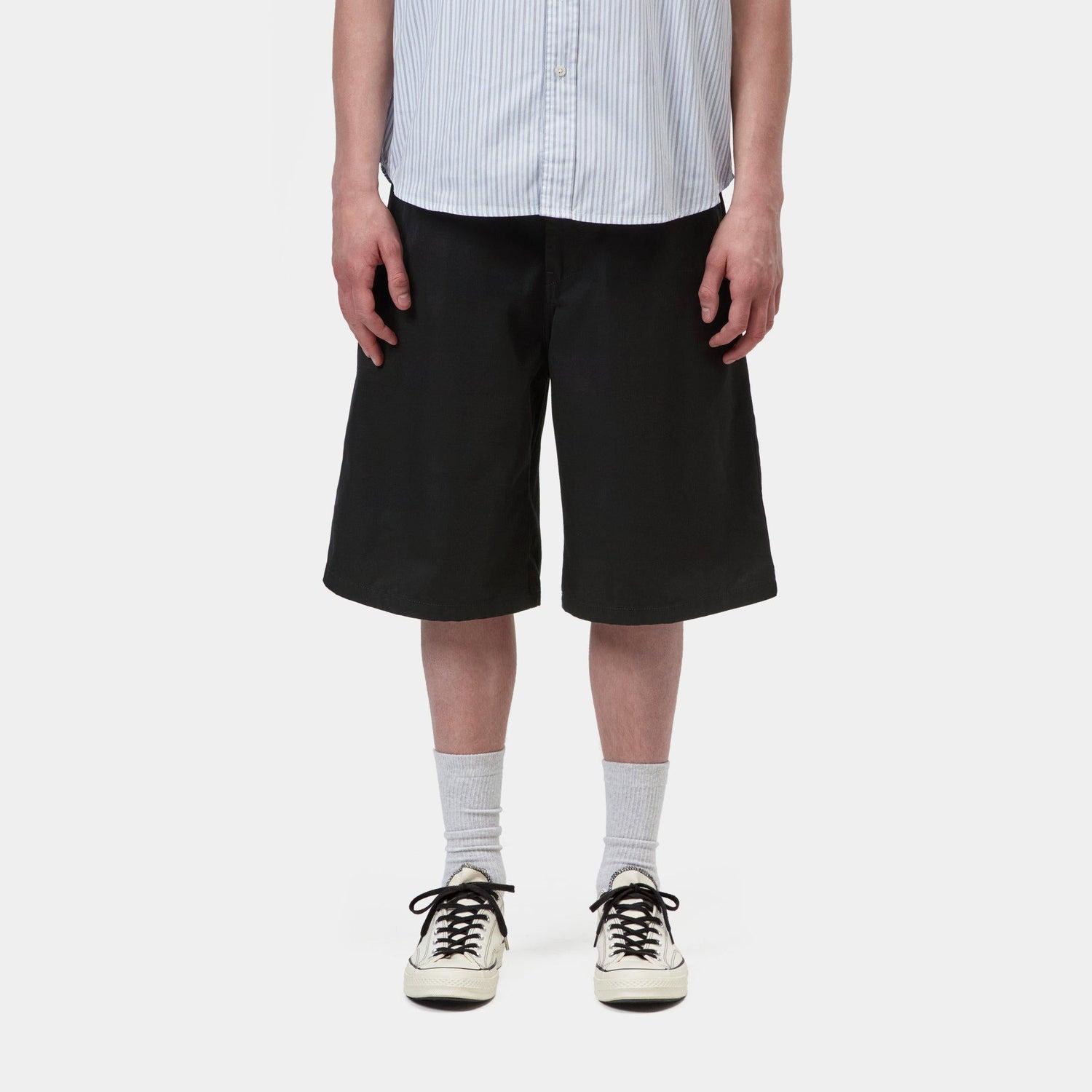 BRADER SHORT BLACK RINSED