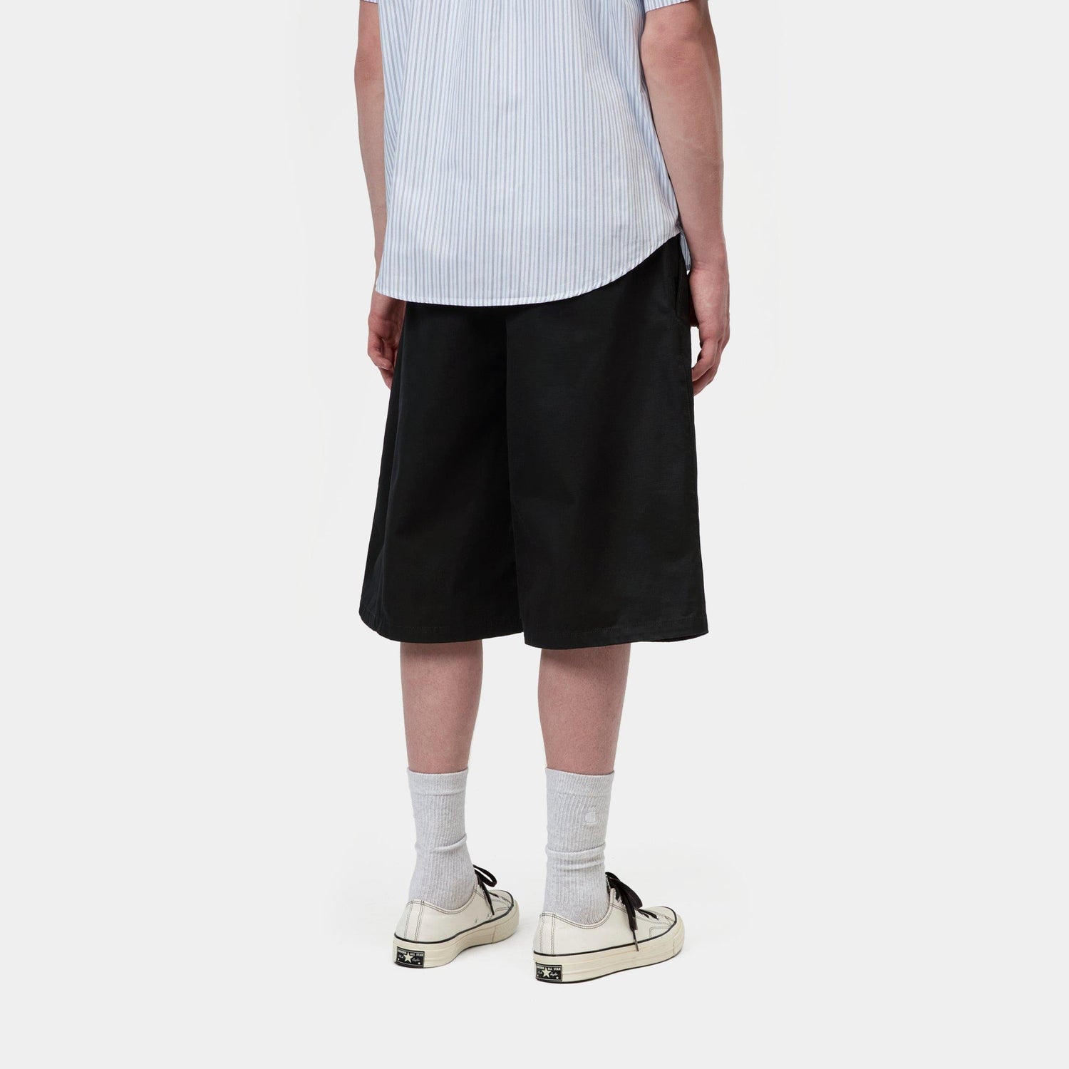 BRADER SHORT BLACK RINSED
