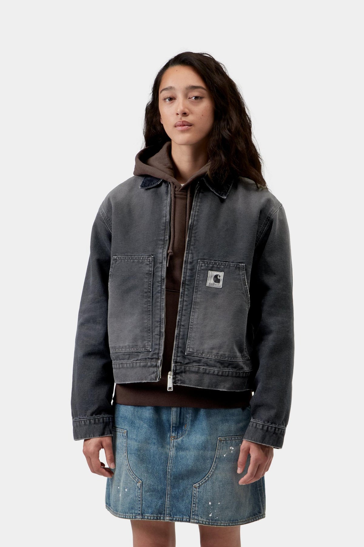 W' OG ARCAN JACKET BLACK / BLACK DESTROY WASH