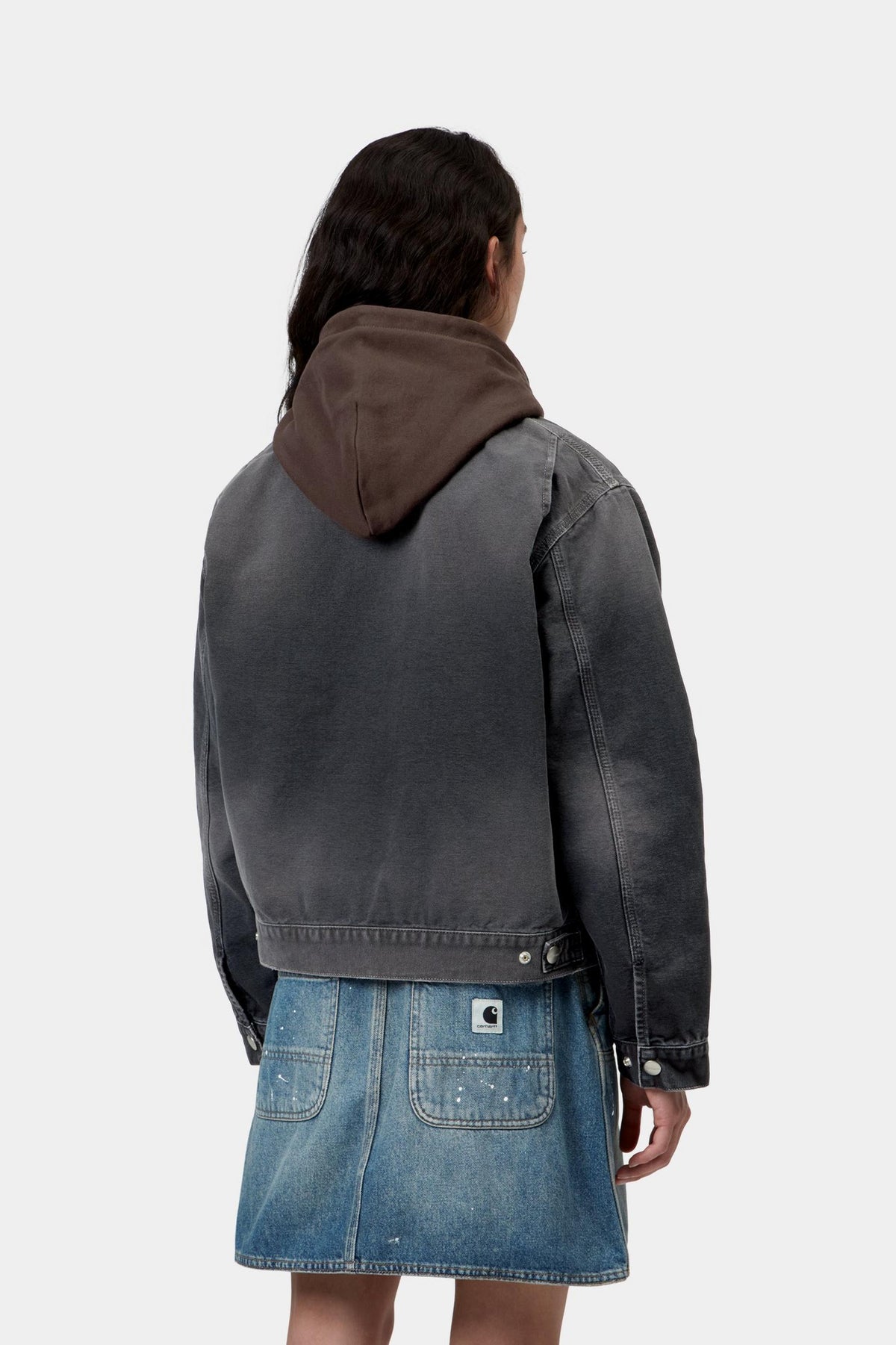 W' OG ARCAN JACKET BLACK / BLACK DESTROY WASH