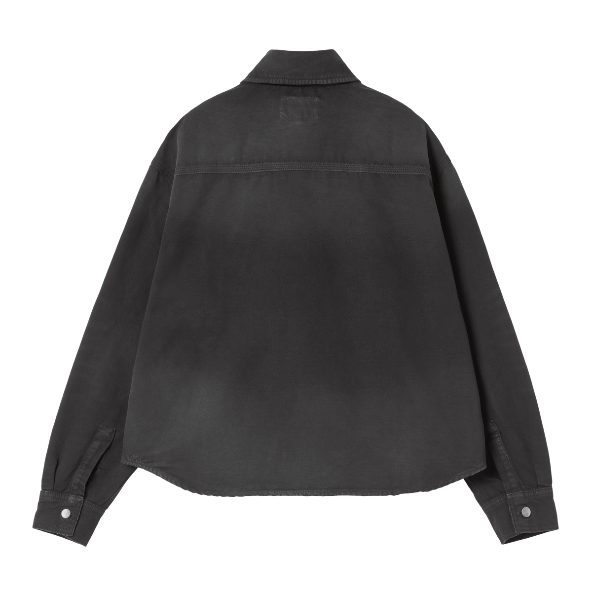 W' GEORGIA SHIRT JAC BLACK DESTROY WASH