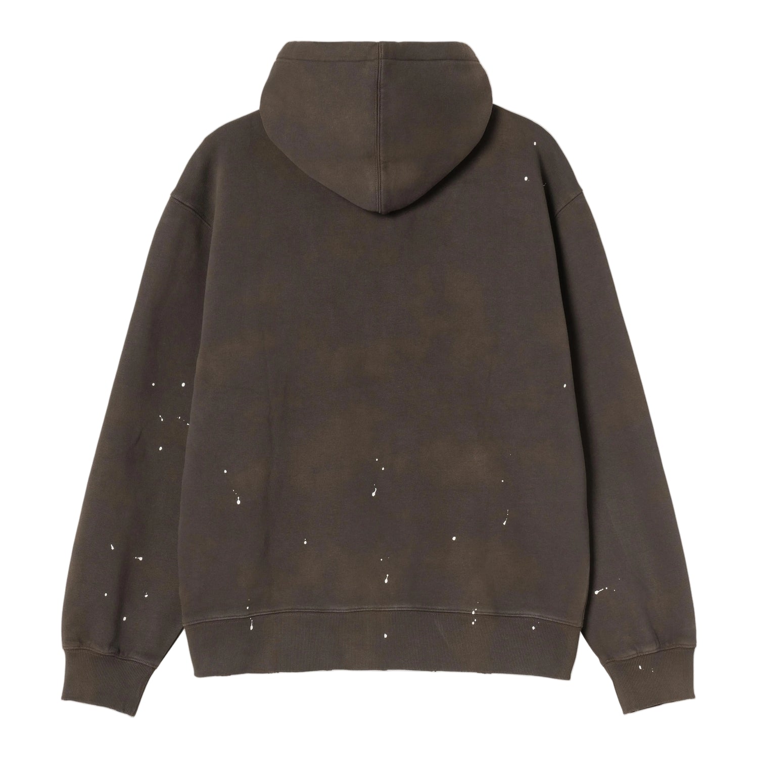 HOODED PAINTER JACKET TOBACCO DESTROY WASH SPLATTER