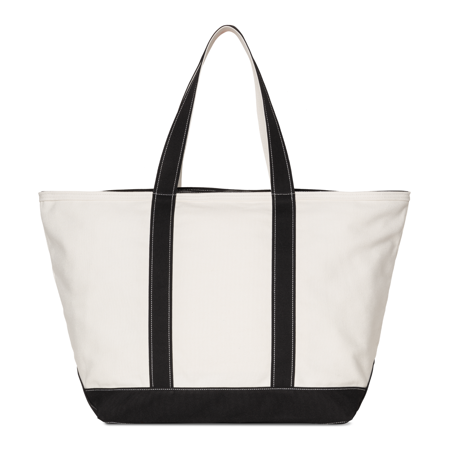 CANVAS BEACH TOTE NATURAL / BLACK