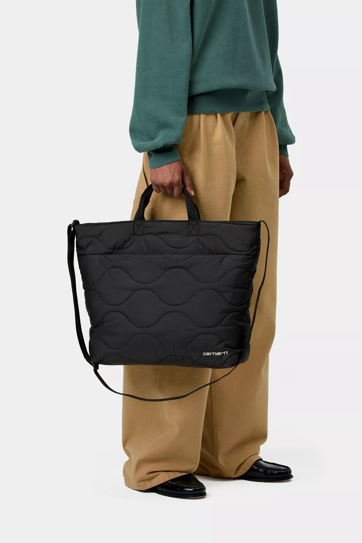 SKYE TOTE BAG BLACK / WAX