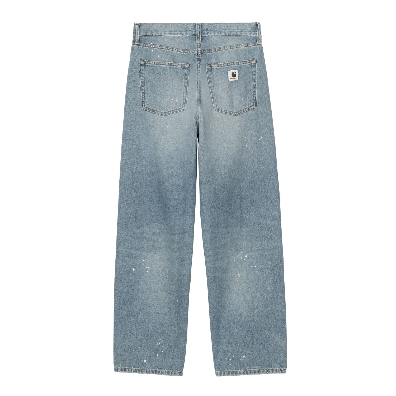W' ARIN PANT BLUE DESTROY WASH SPLATTER