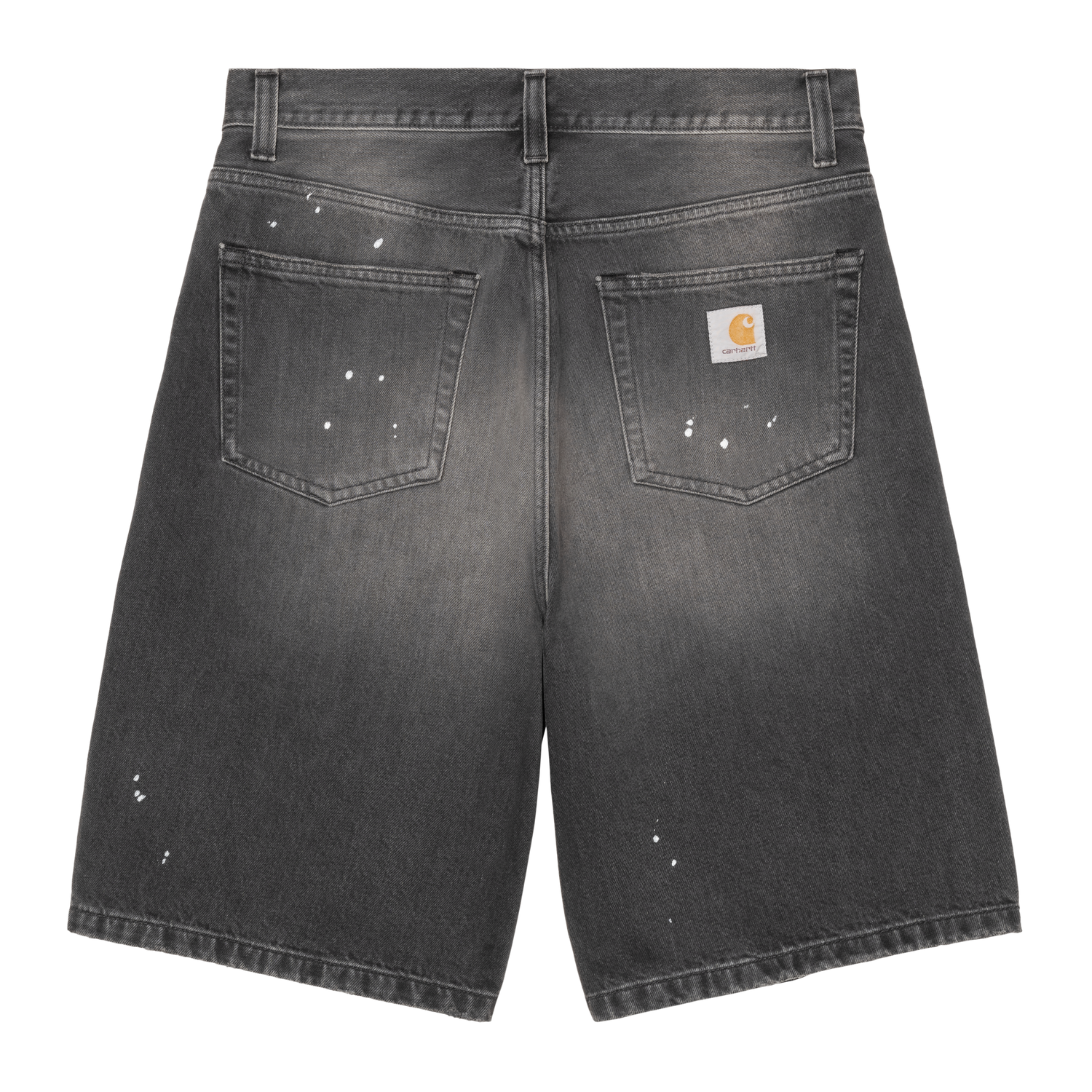 LANDON SHORT BLACK DESTROY WASH SPLATTER