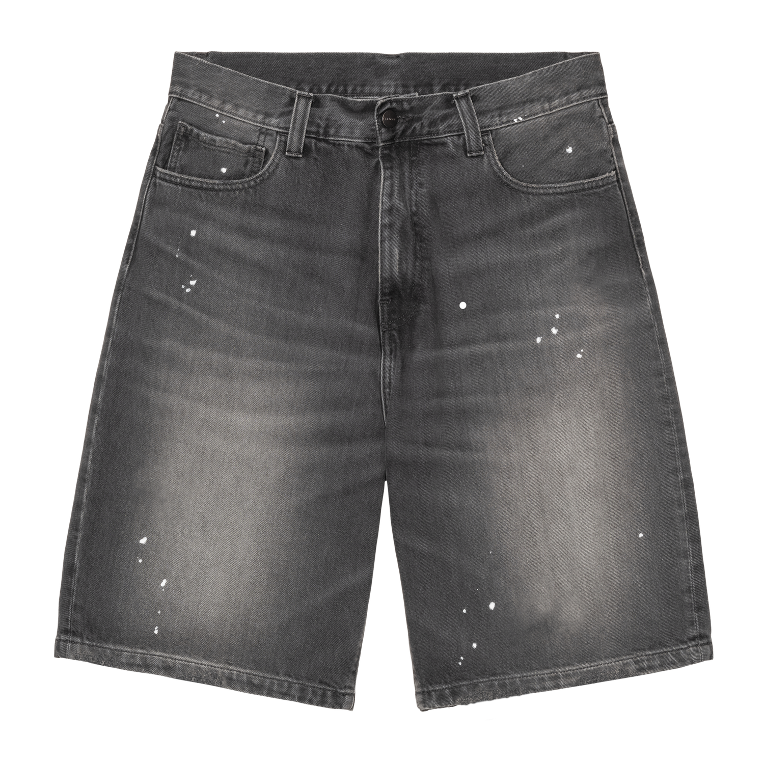 LANDON SHORT BLACK DESTROY WASH SPLATTER