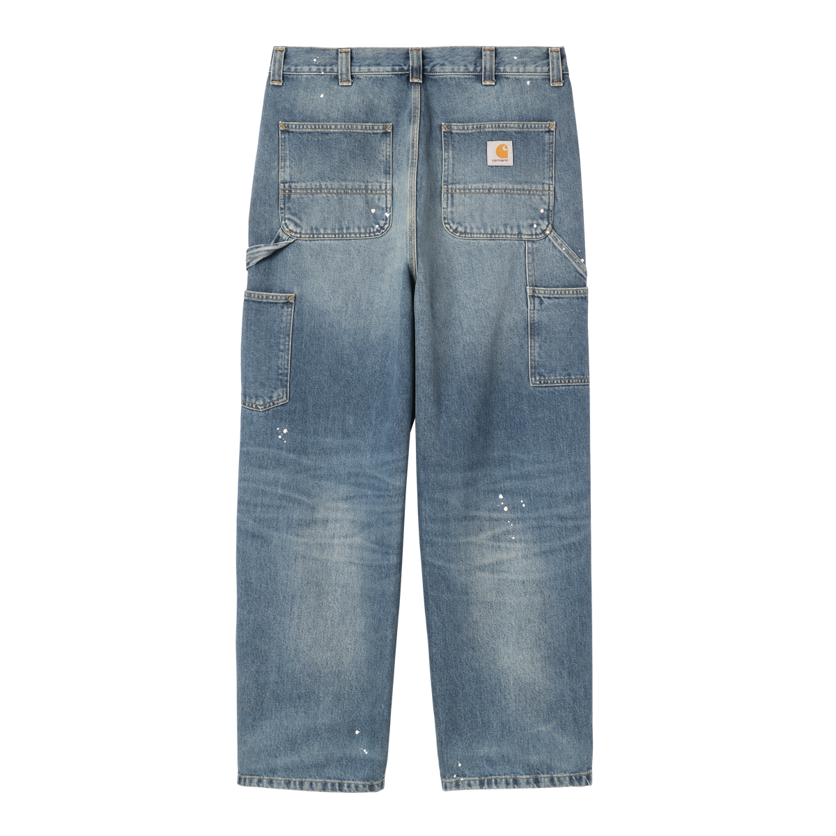 OG SINGLE KNEE PANT BLUE DESTROY WASH SPLATTER