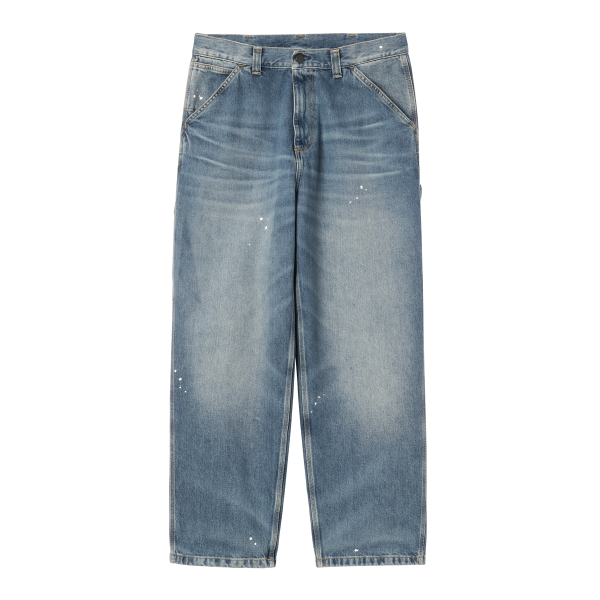 OG SINGLE KNEE PANT BLUE DESTROY WASH SPLATTER