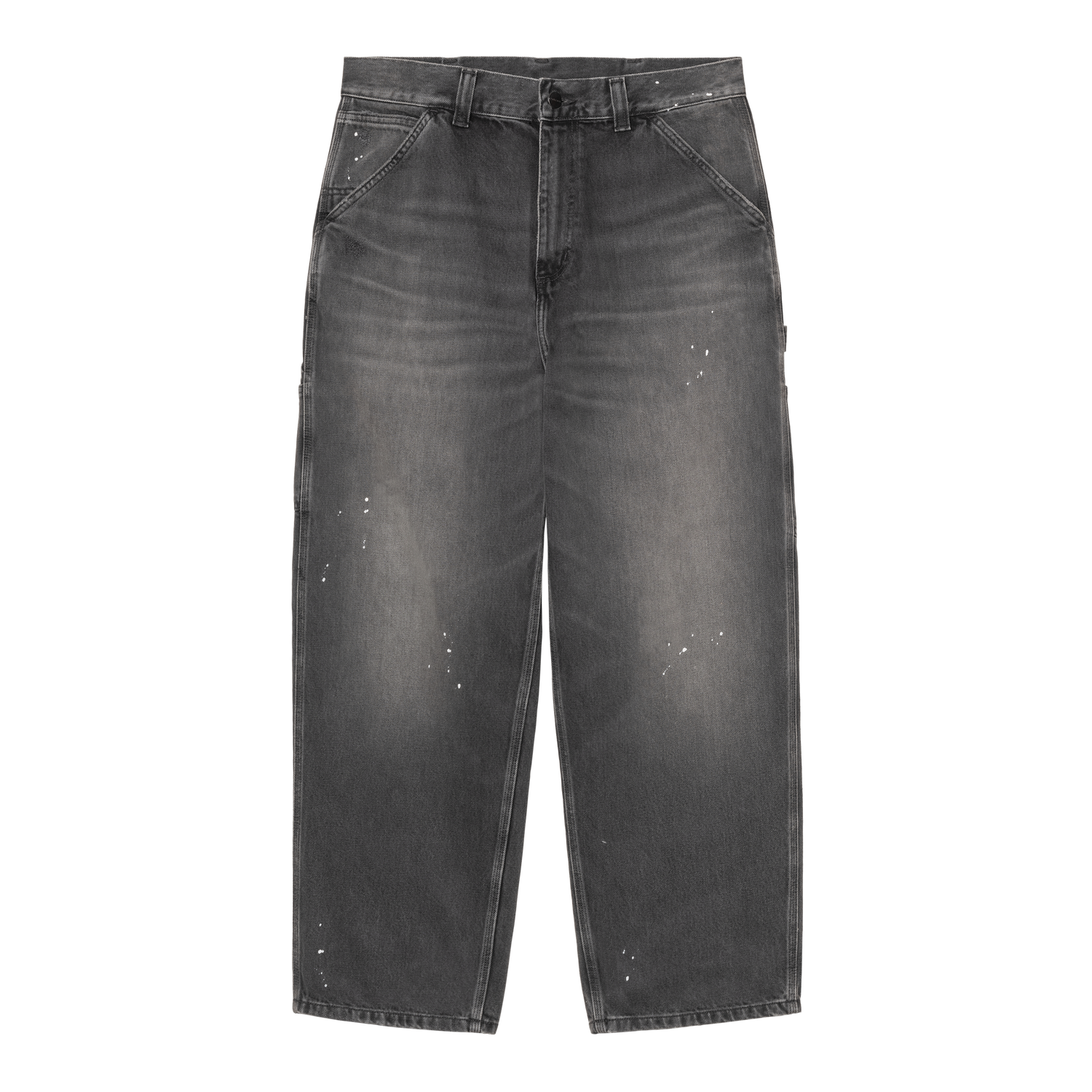 OG SINGLE KNEE PANT BLACK DESTROY WASH SPLATTER
