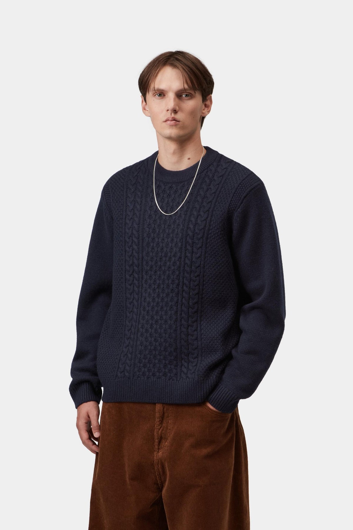 CASTER KNIT SWEATER DARK NAVY