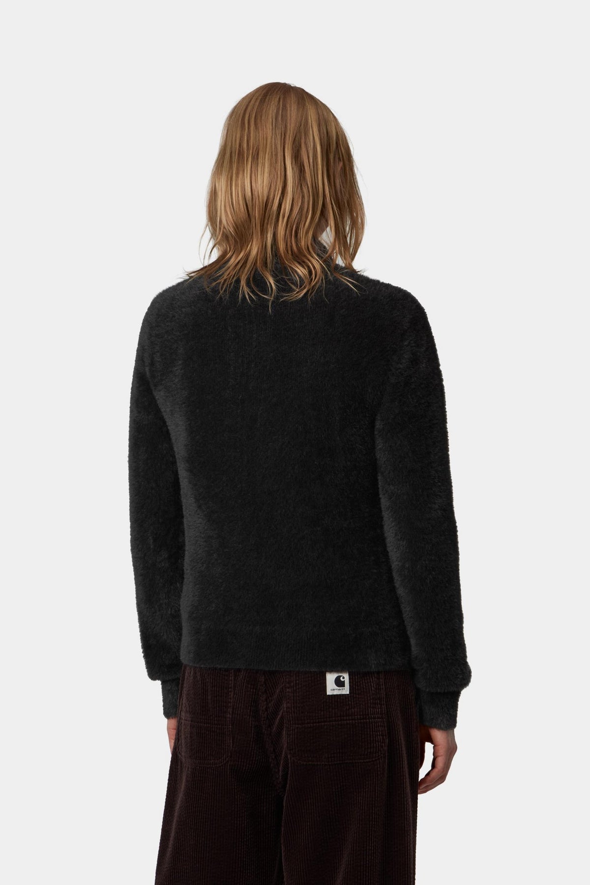 W' L/S MAINE POLO SWEATER BLACK / BLACK