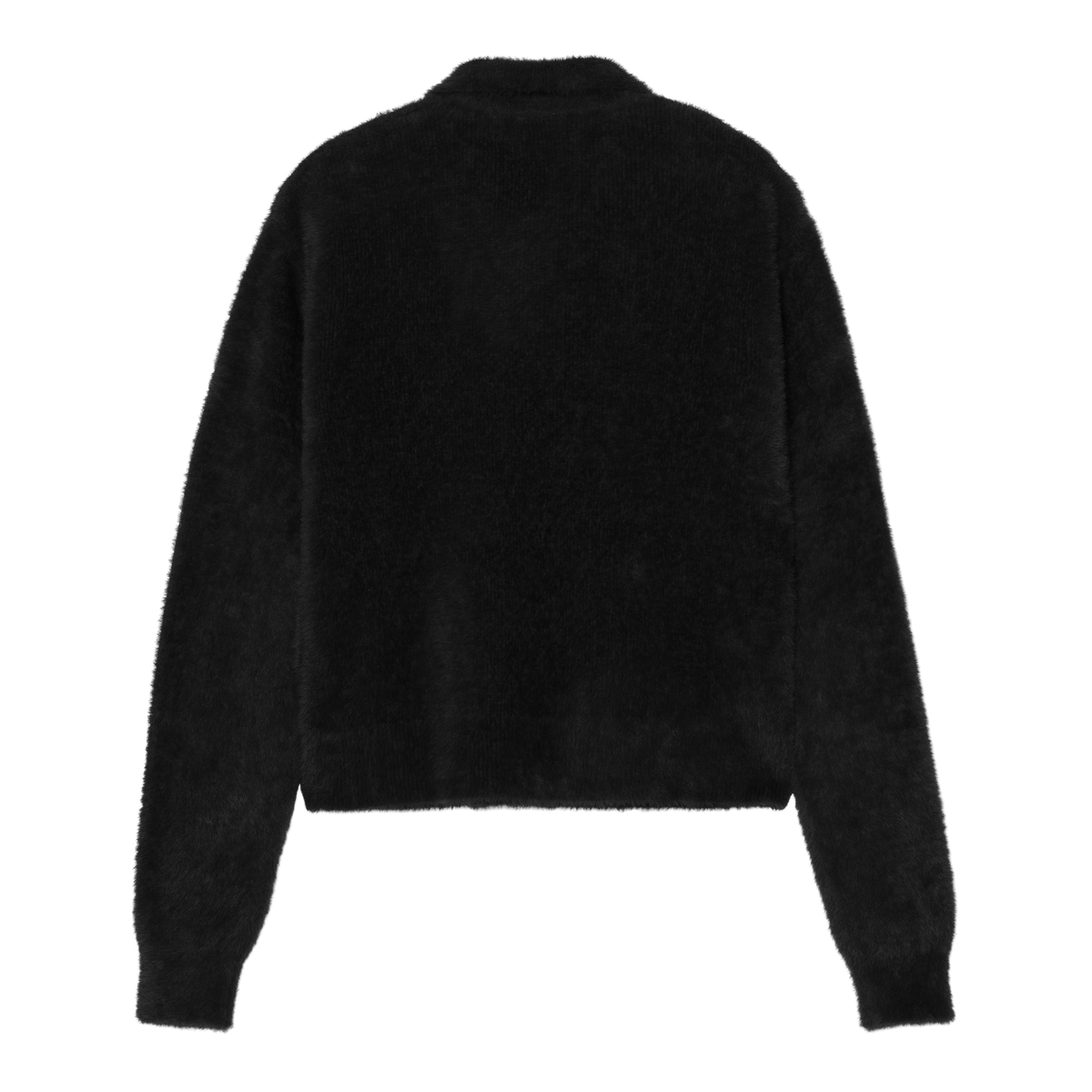 W' L/S MAINE POLO SWEATER BLACK / BLACK