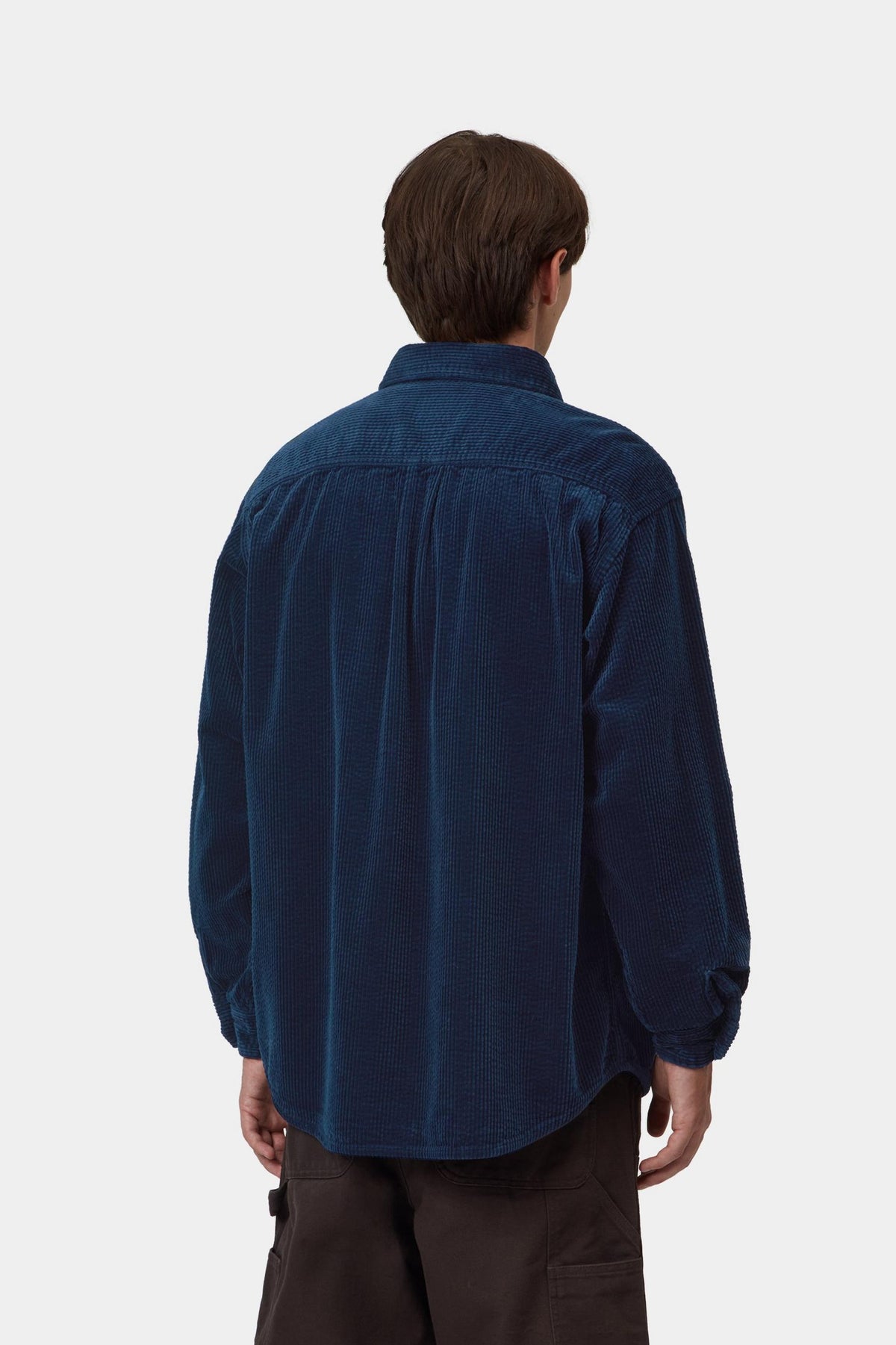 L/S LOYDE SHIRT DARK NAVY RINSED