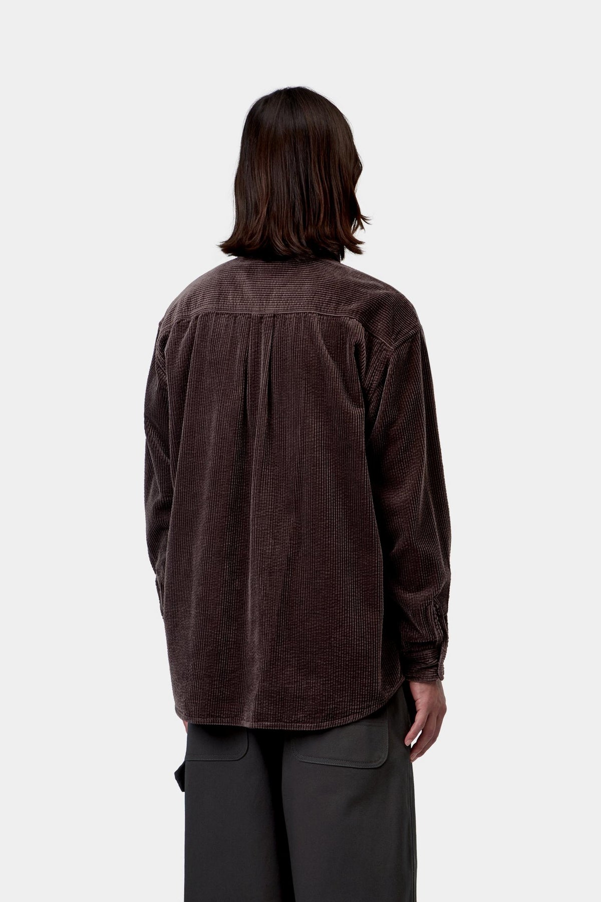 L/S LOYDE SHIRT PALISANDER RINSED