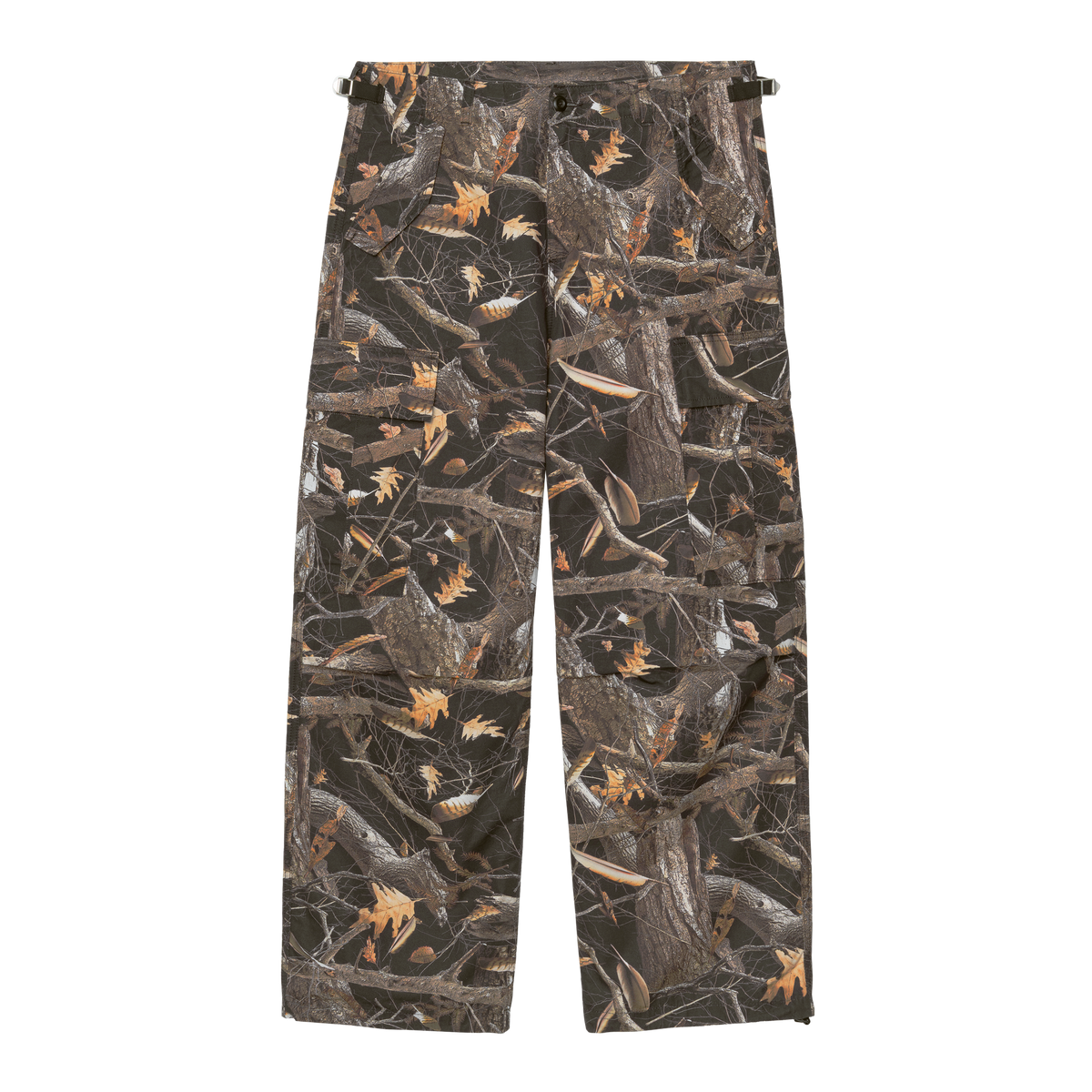 OSBORN CARGO PANT CAMO FEATHER TREE BLACK RINSED