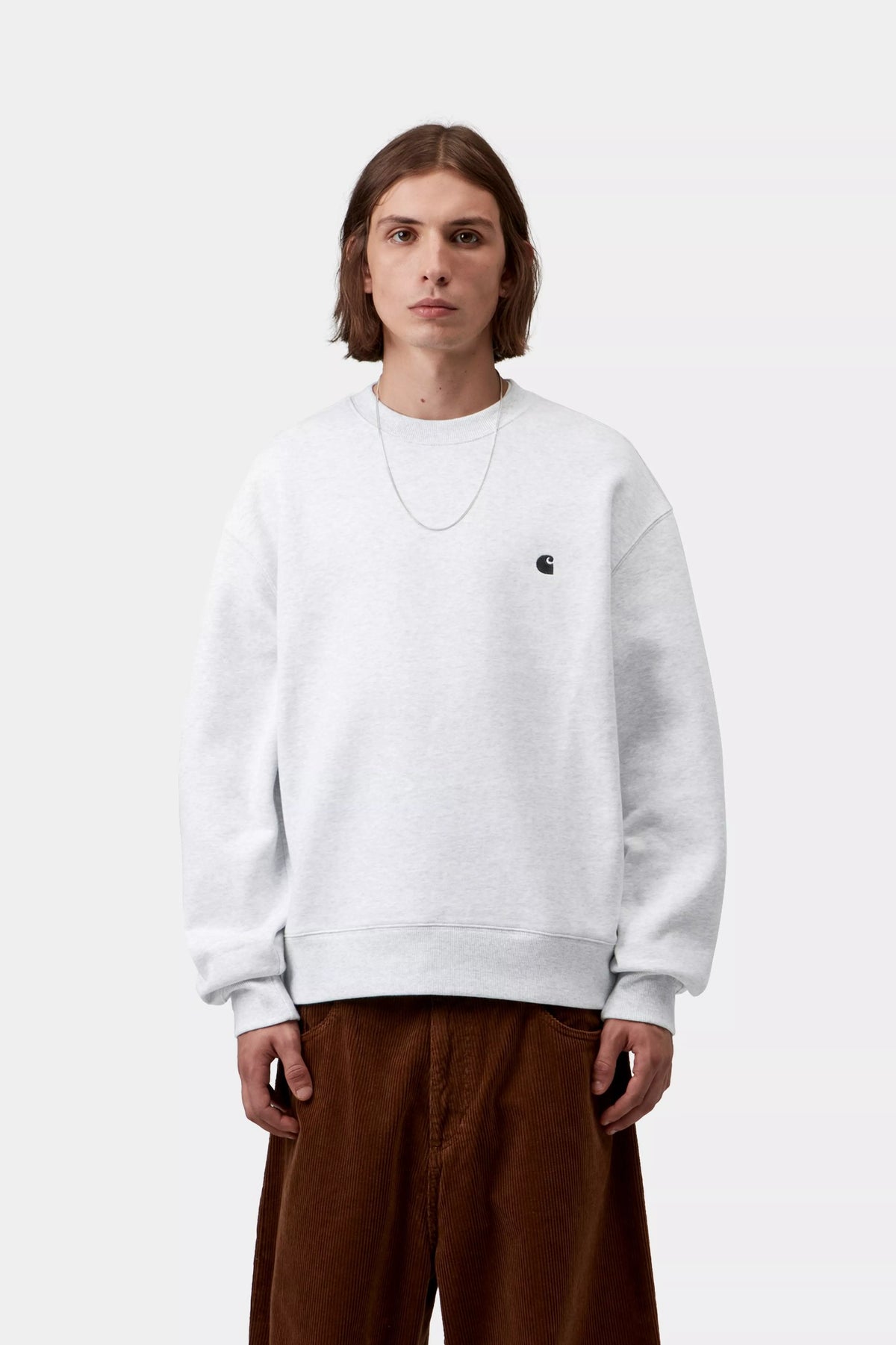 MACK SWEAT ASH HEATHER / BLACK