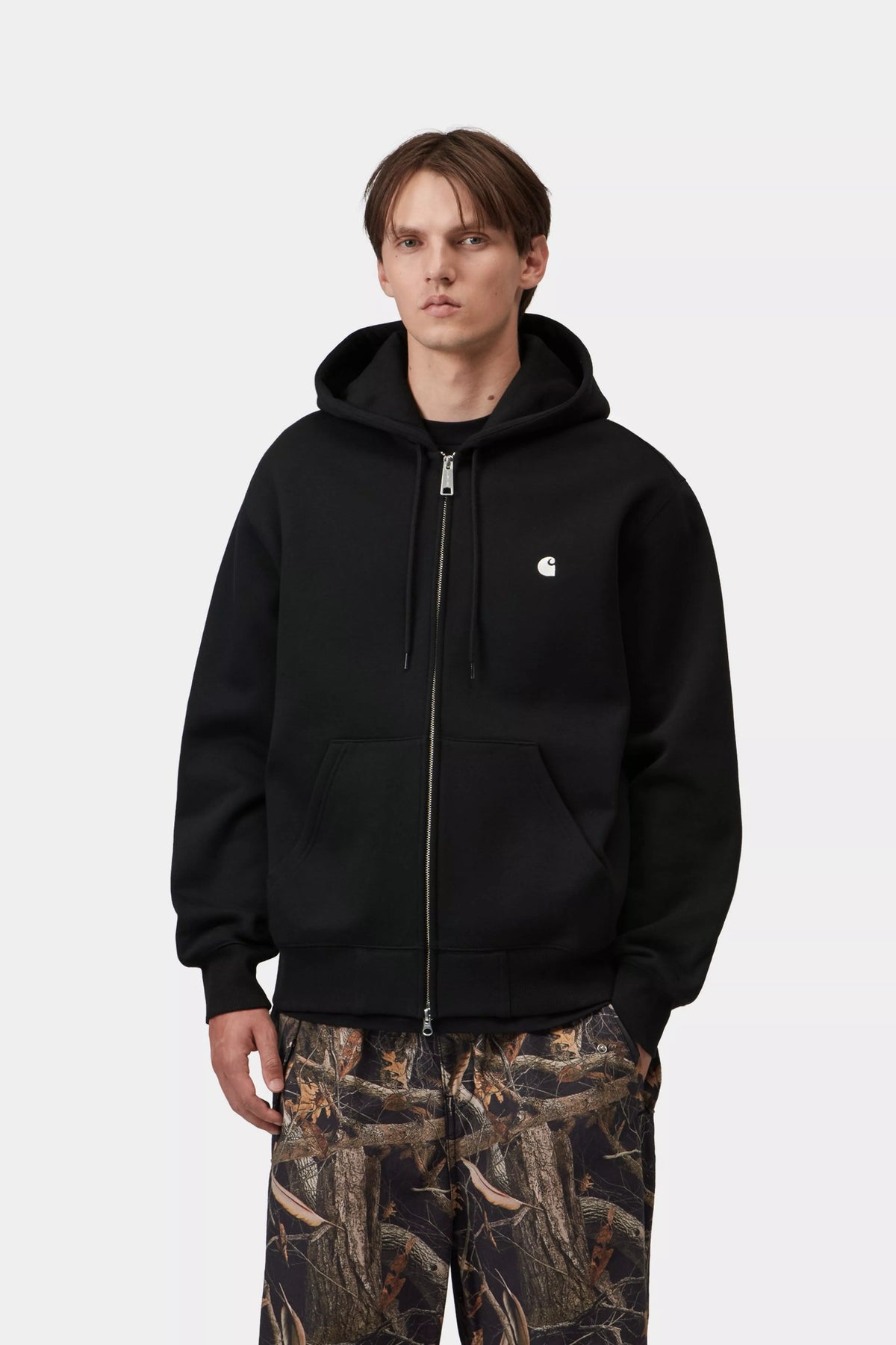 HOODED MACK JACKET BLACK / WAX