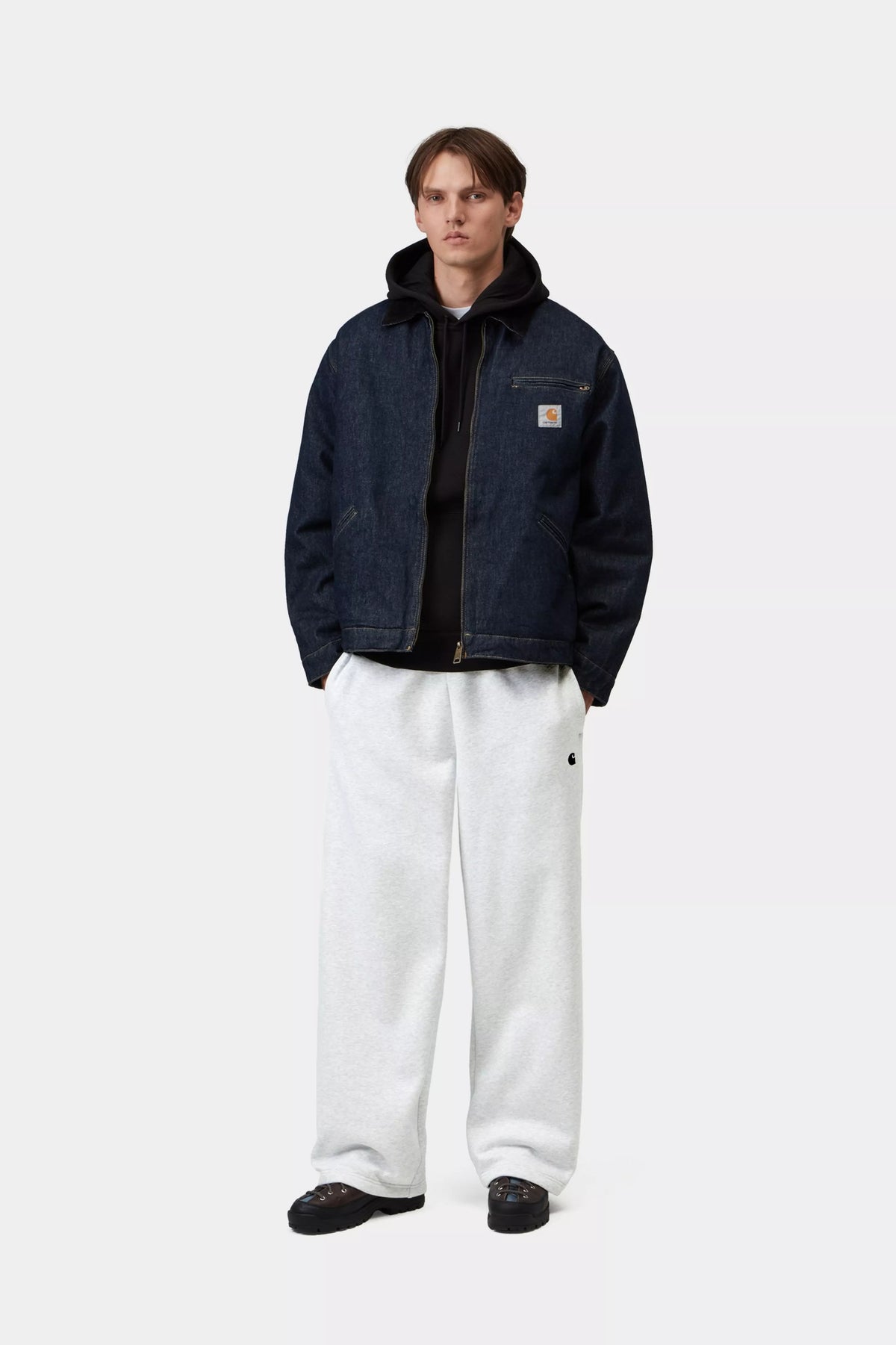 MACK SWEAT PANT ASH HEATHER / BLACK