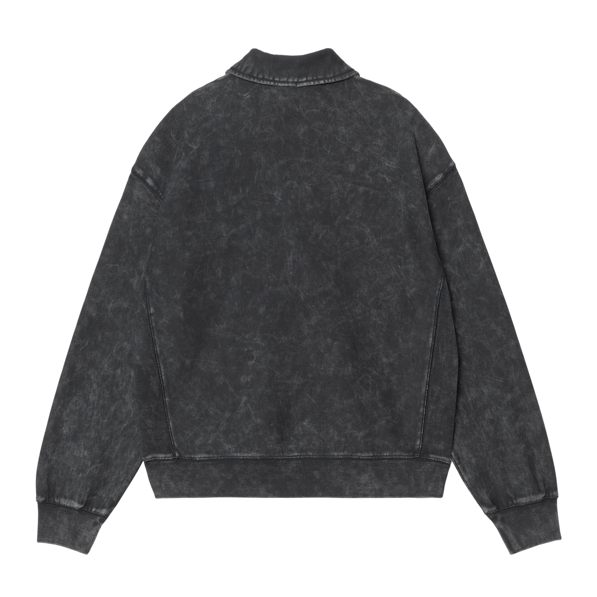 LAMBERT POLO SWEAT BLACK MOON WASH