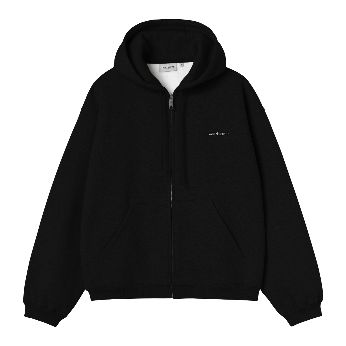 HOODED EBBERT JACKET BLACK / WHITE