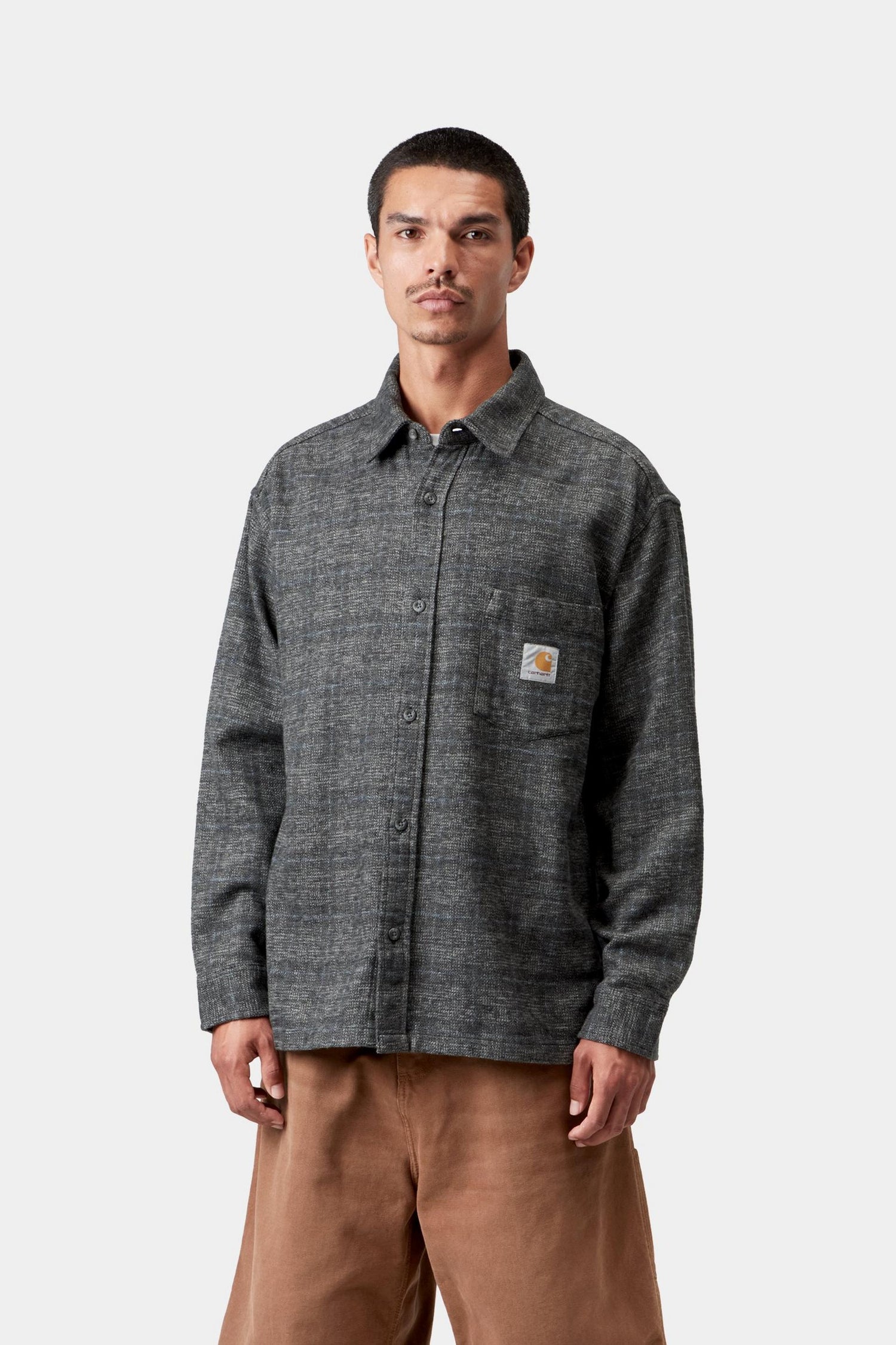 L/S BAGLEY SHIRT BAGLEY CHECK BLACK