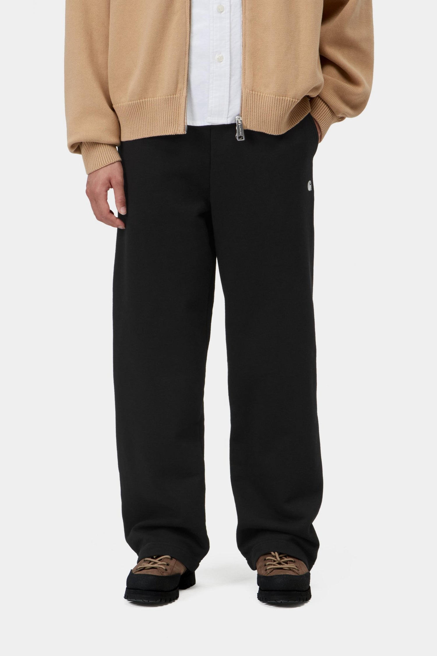 W' CASSIE SWEAT PANT BLACK / SILVER