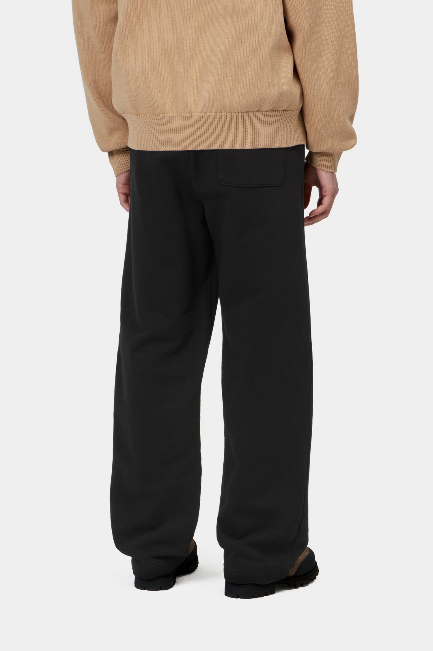 W' CASSIE SWEAT PANT BLACK / SILVER