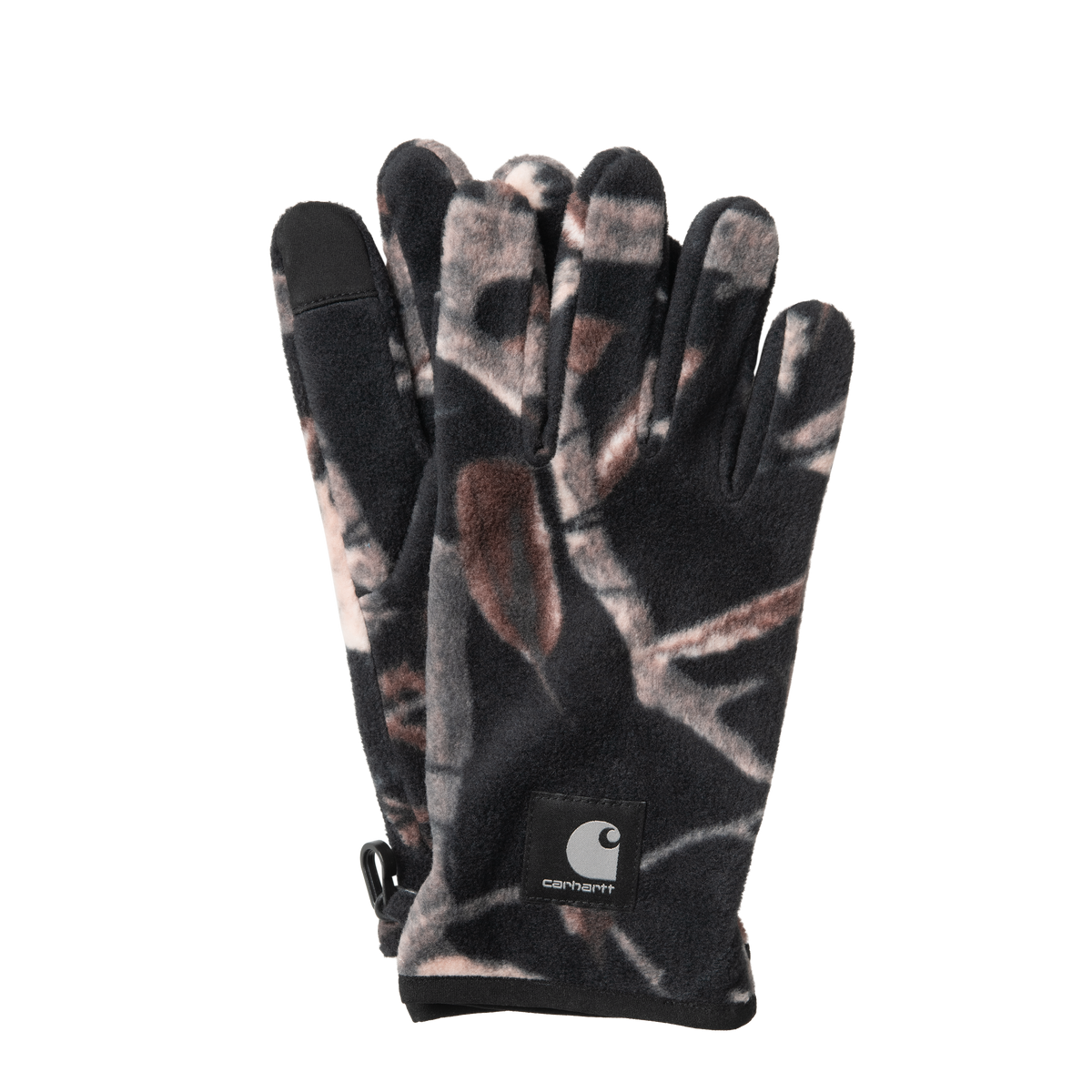 BLEVIN GLOVES CAMO FEATHER TREE BLACK