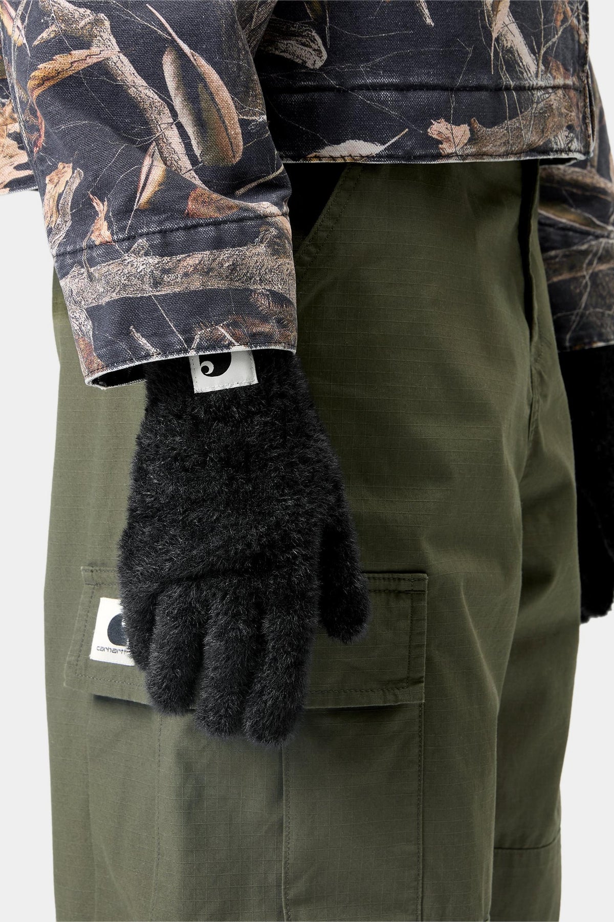 W' MAINE GLOVES BLACK / WAX