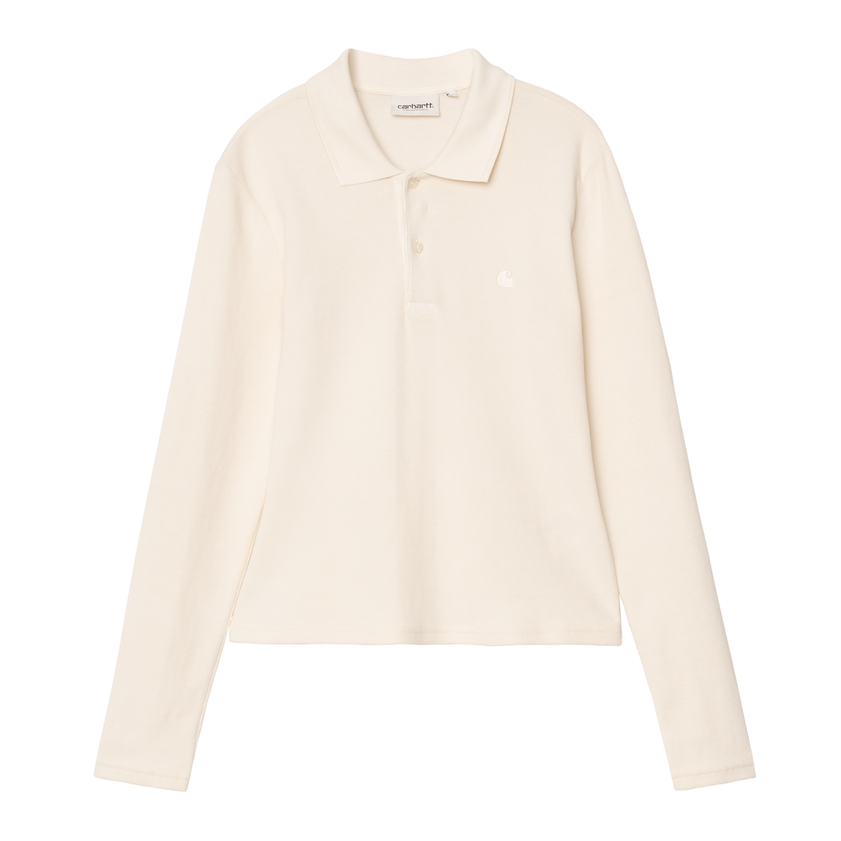 W' L/S DORA POLO NATURAL GARMENT DYED