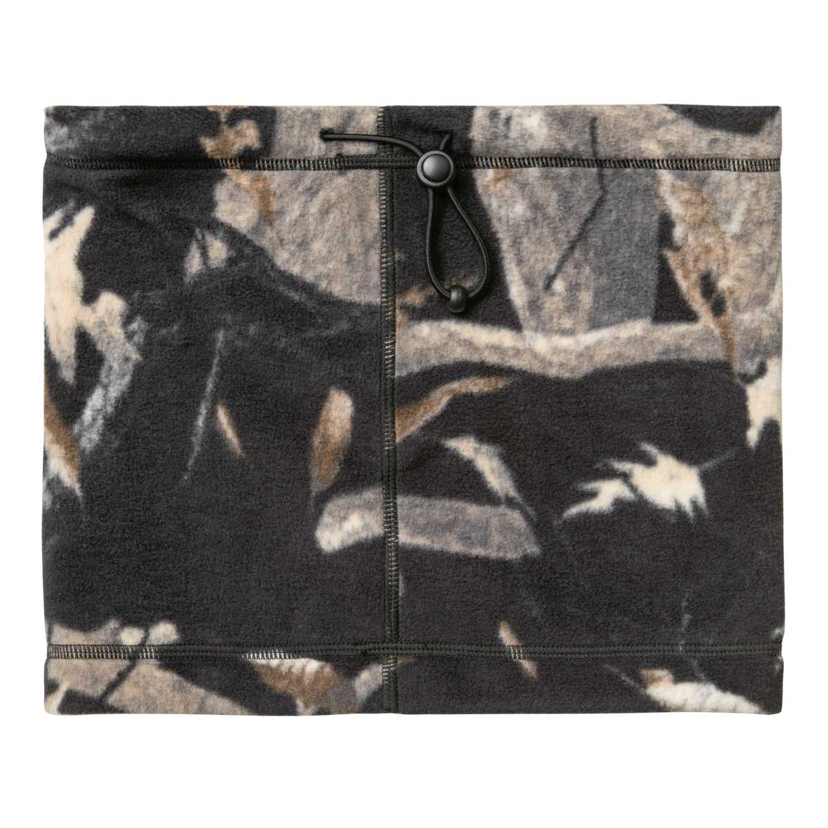 BLEVIN NECKWARMER CAMO FEATHER TREE BLACK