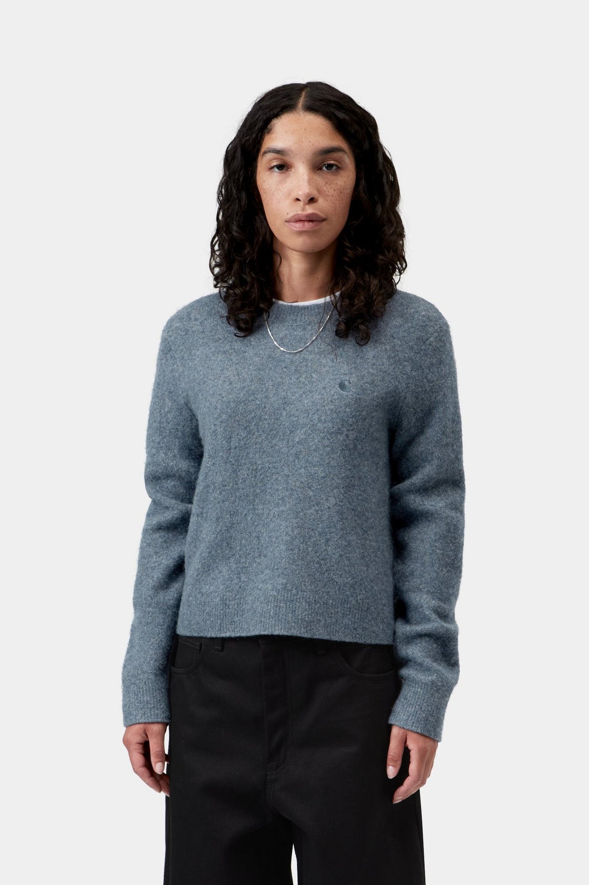 W' CURTIS SWEATER TANGLED SHADY BLUE