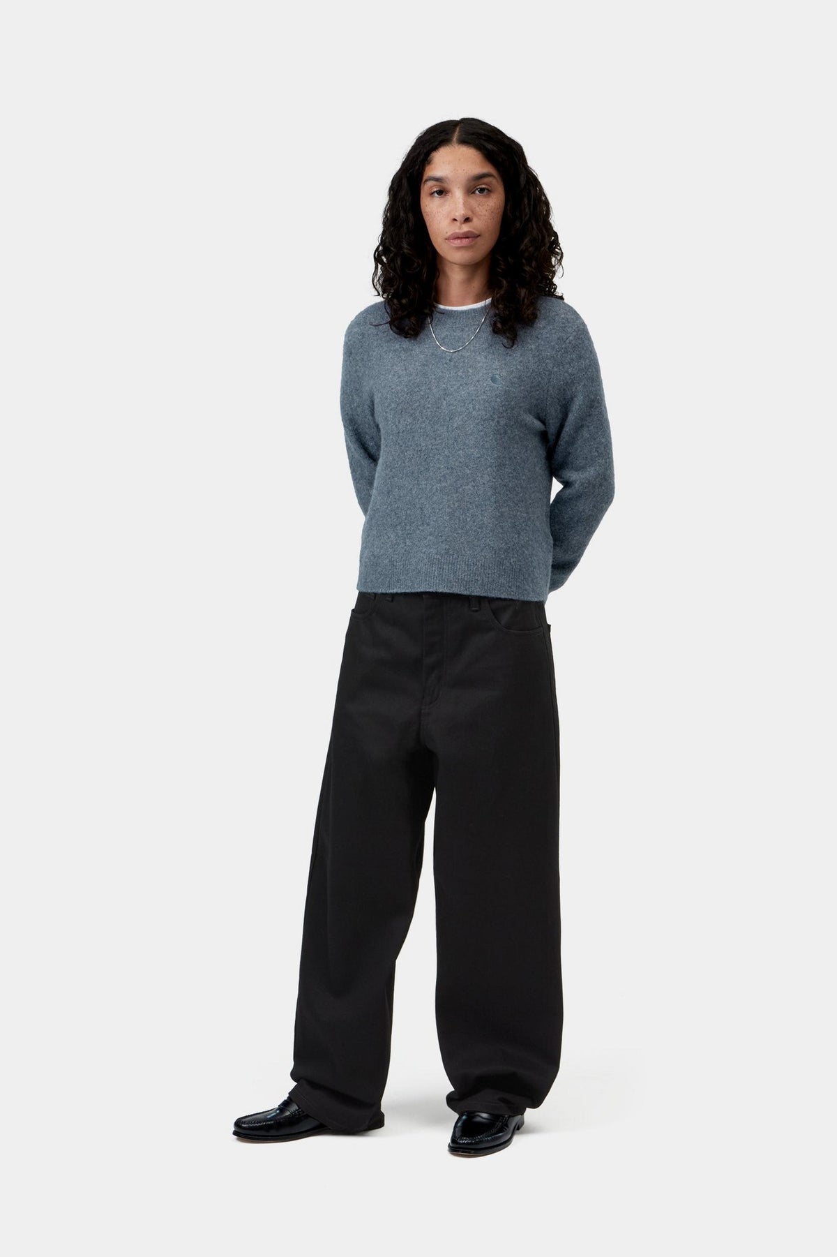 W' CURTIS SWEATER TANGLED SHADY BLUE