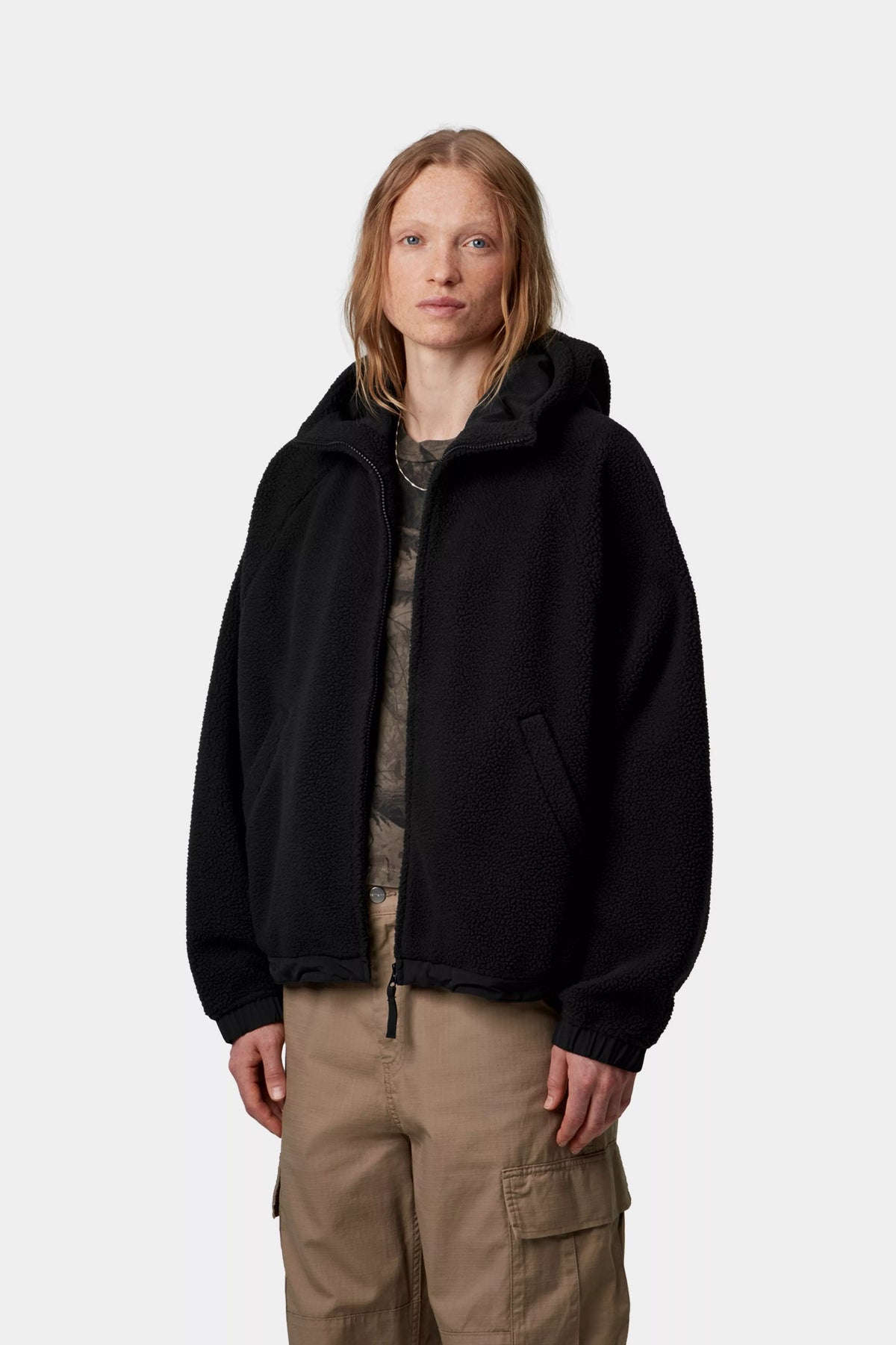 W' HD LIMN C FLEECE JACKET BLACK / FLINT