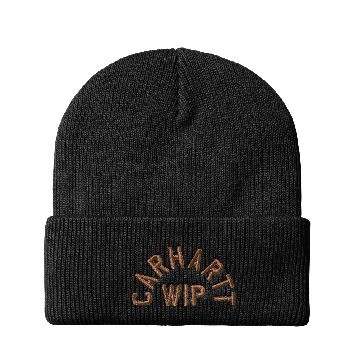 ARCH SCRIPT BEANIE BLACK / WIP H BROWN