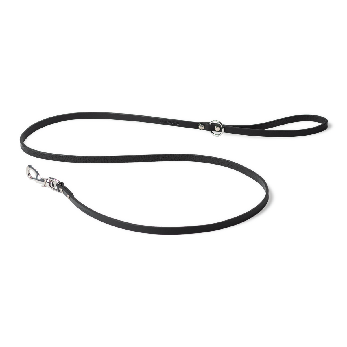 SCRIPT STUDS DOG LEASH BLACK