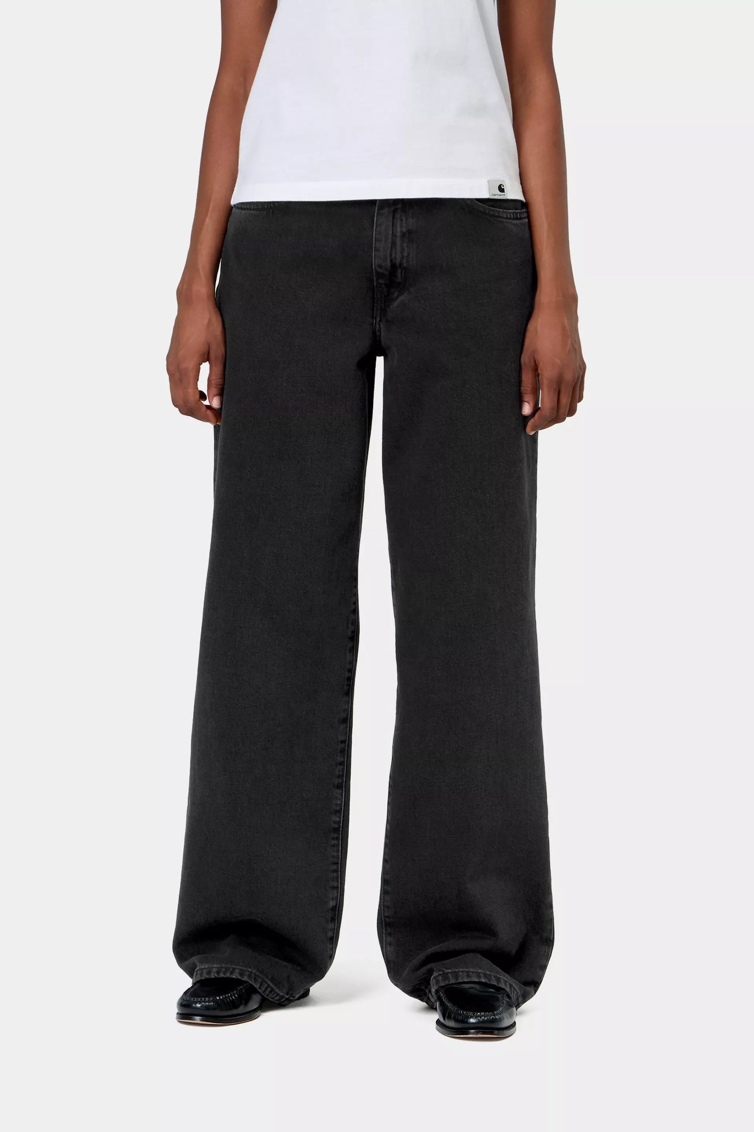 W' LAVINE PANT BLACK HEAVY STONE WASH