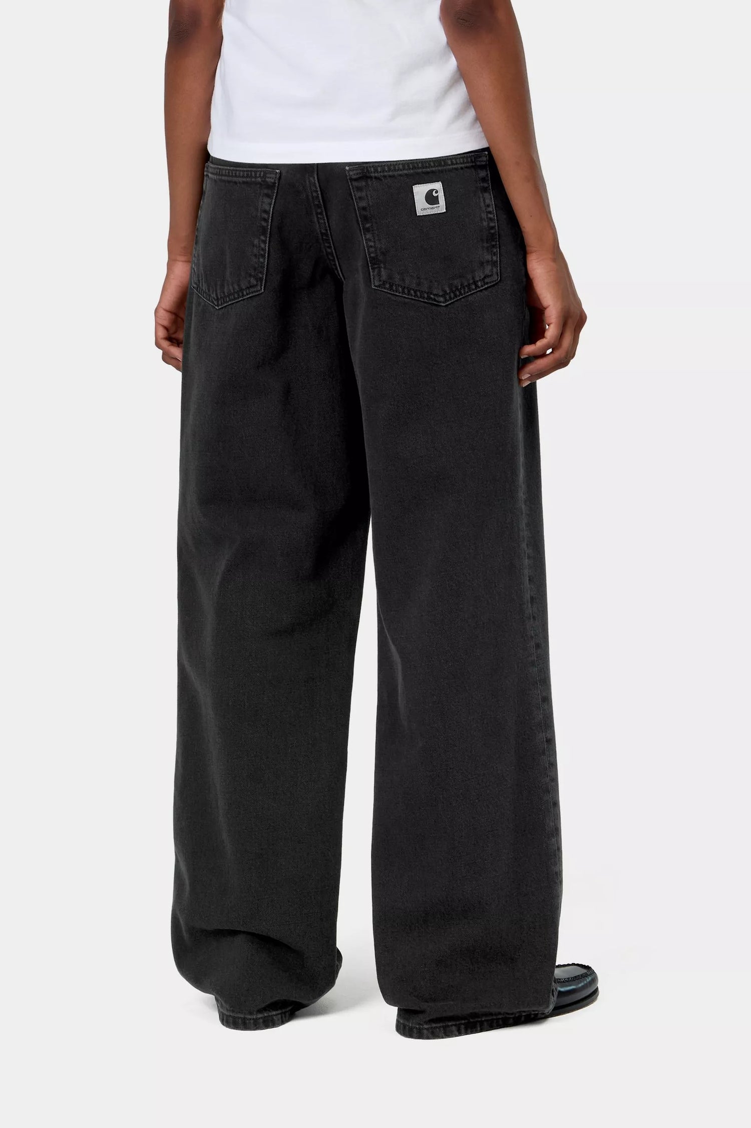 W' LAVINE PANT BLACK HEAVY STONE WASH