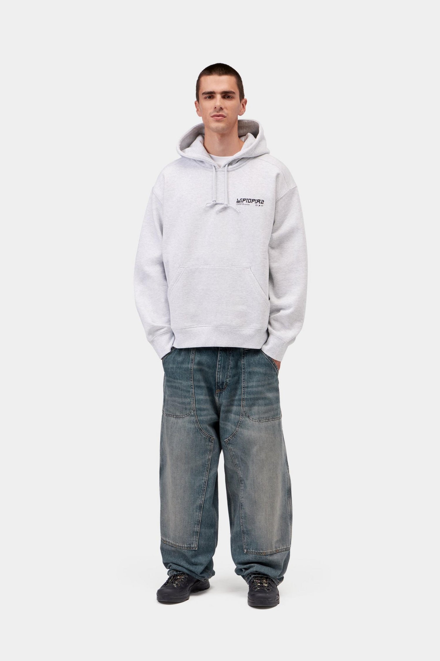 OAKLAND PANT BLUE WORN USED WASH