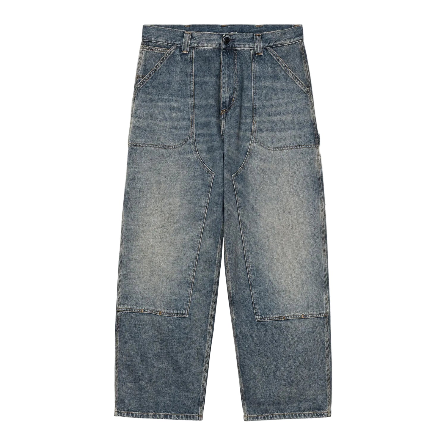 OAKLAND PANT BLUE WORN USED WASH