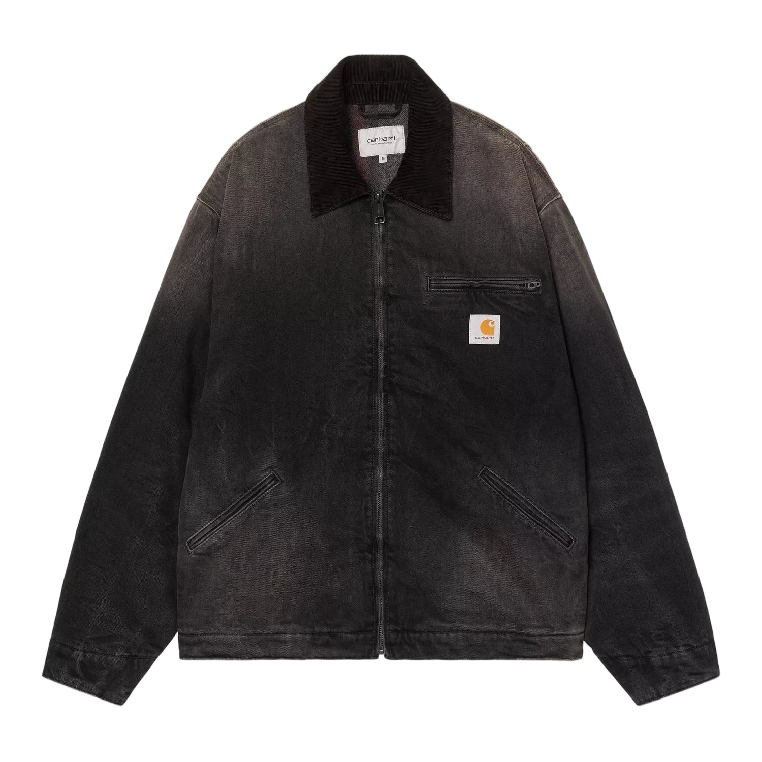OG DETROIT JACKET BLACK / BLACK TOBACCO USED WASH