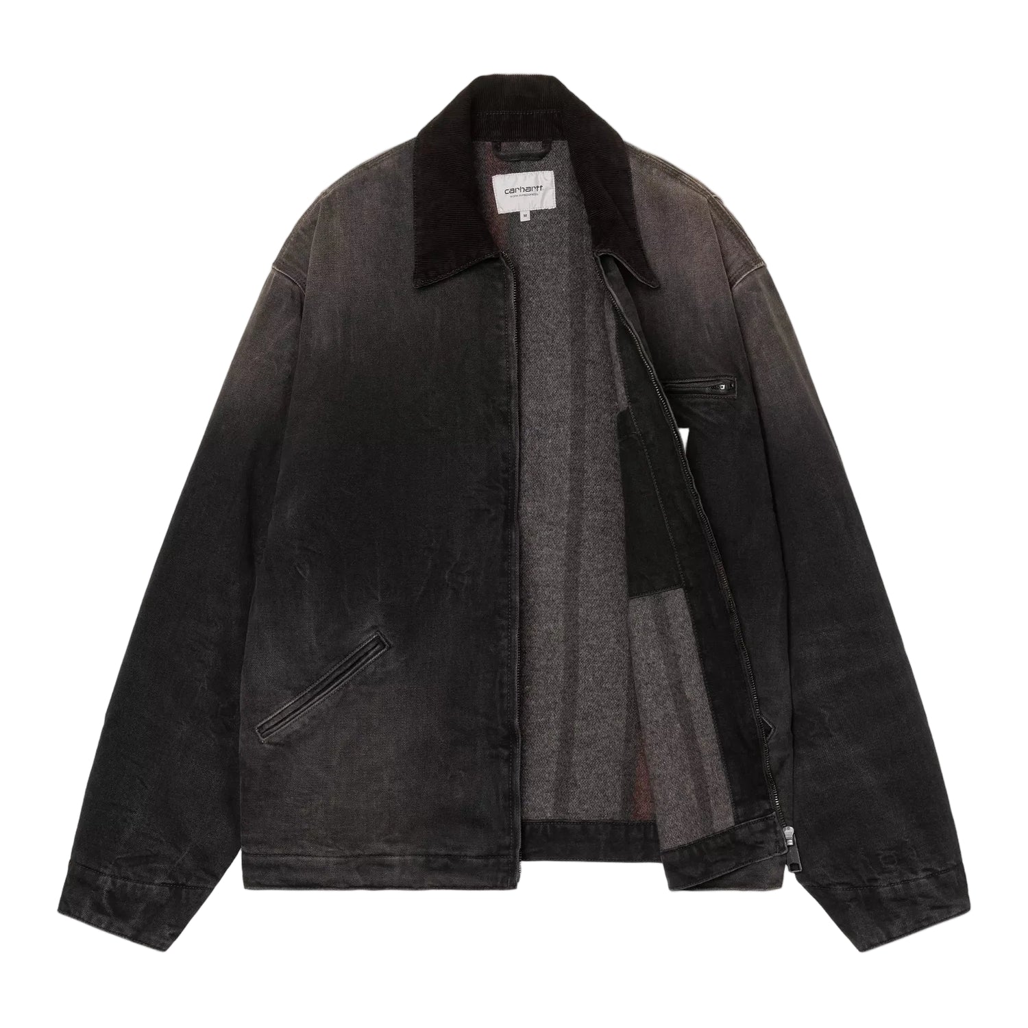 OG DETROIT JACKET BLACK / BLACK TOBACCO USED WASH